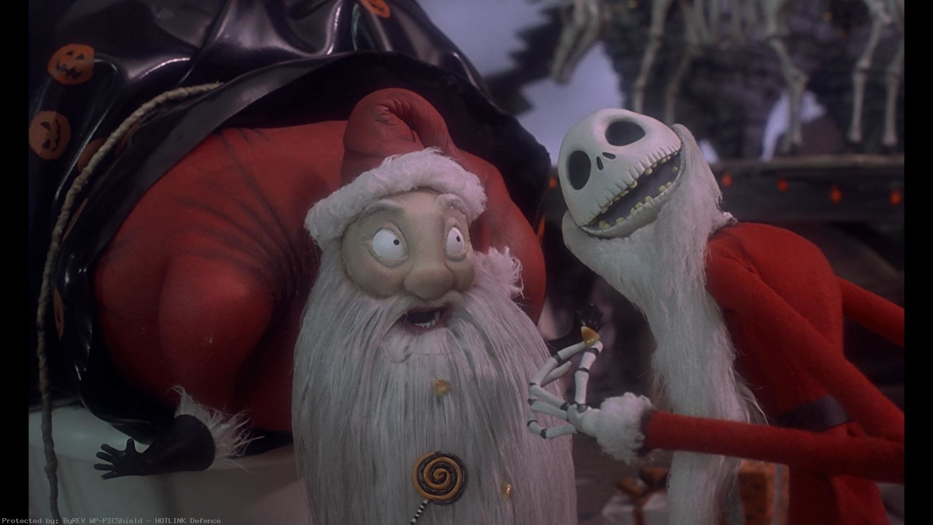 Jack Skellington, Babbo Natale, Nightmare Before Christmas, Scena del film, sfondo desktop Full HD
