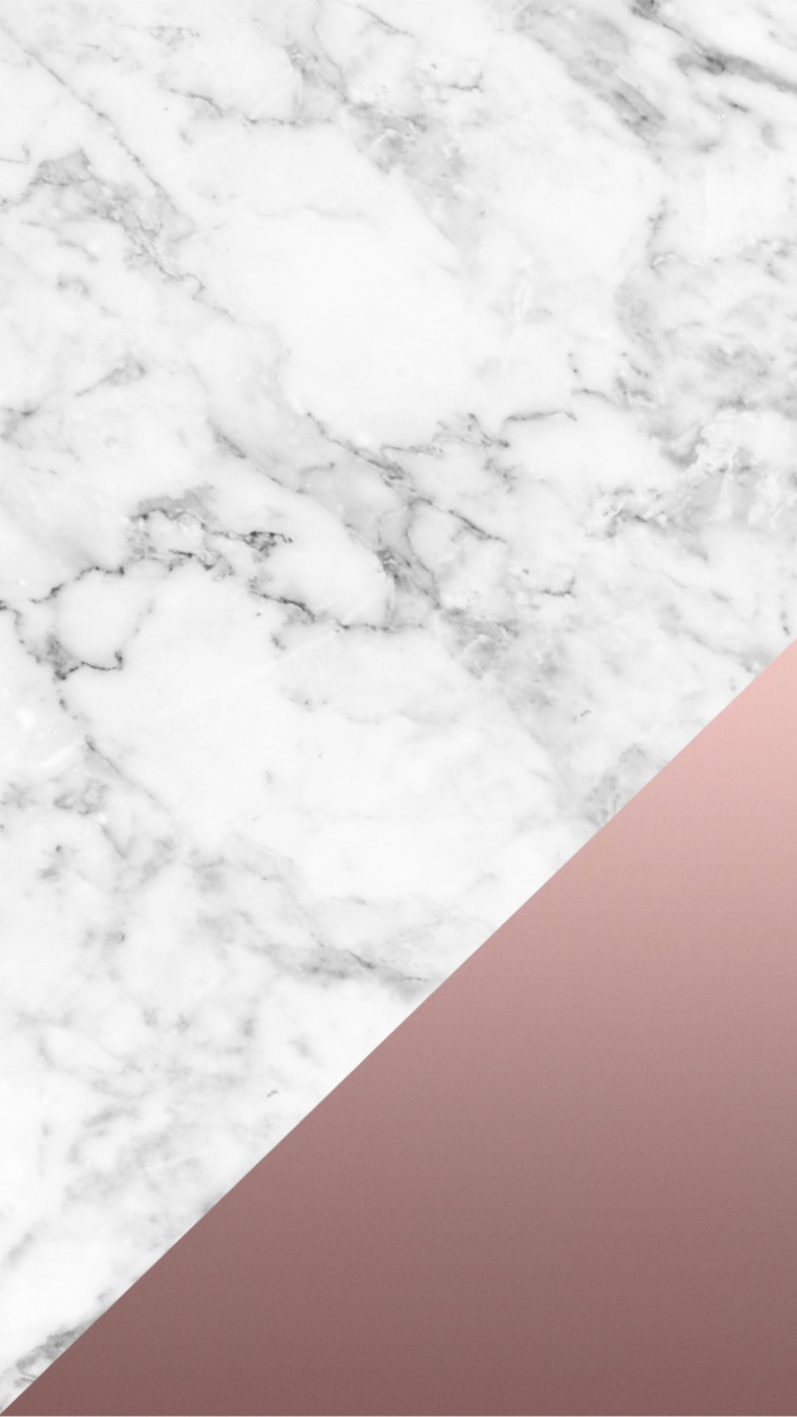 Marmo bianco, Oro rosa, Geometrico, Texture, Full HD, schermata di blocco del cellulare