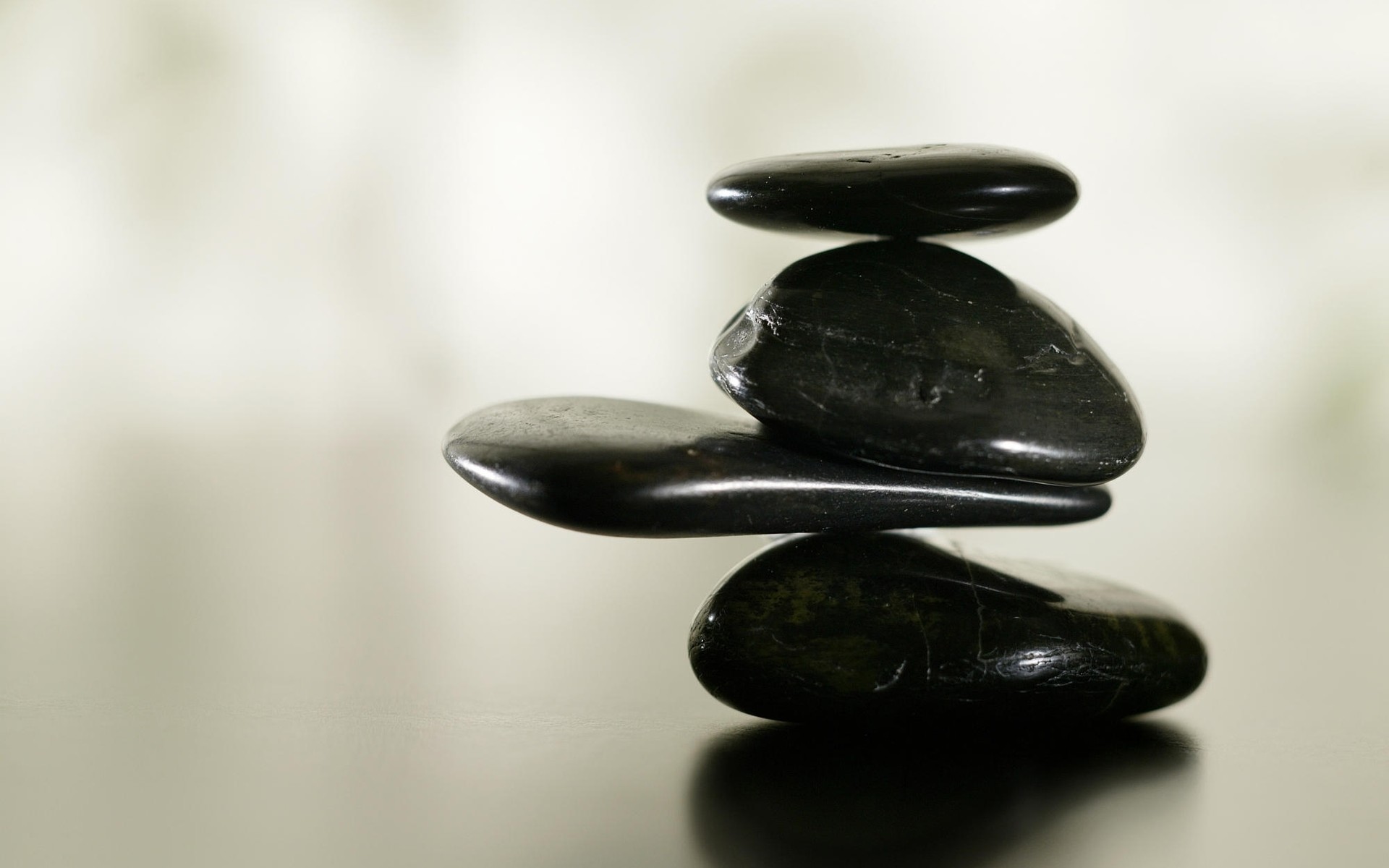 Pietre in equilibrio, Sassi neri, Minimalista, Full HD, sfondo Windows 11