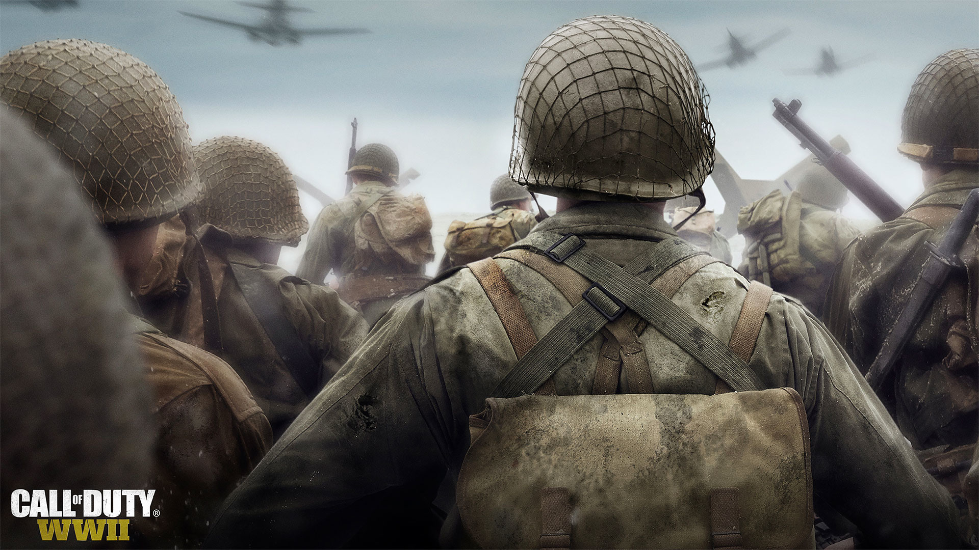 Call of Duty: WWII, Call of Duty, Soldati, Seconda guerra mondiale, sfondo 1920x1080 per PC