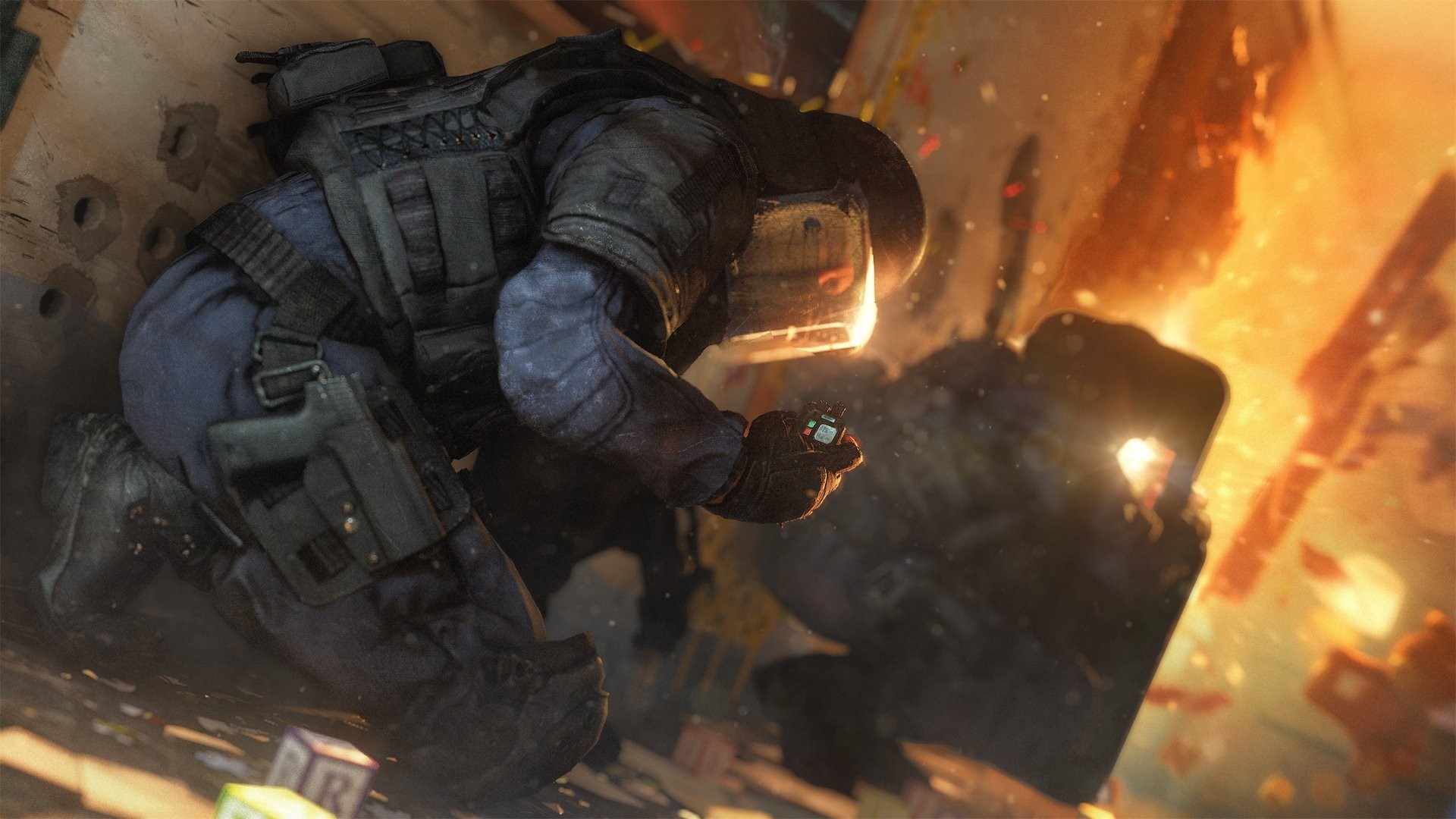 Tom Clancy's Rainbow Six Siege, Blitz, Scudo, Esplosione, Full HD, sfondo per PC