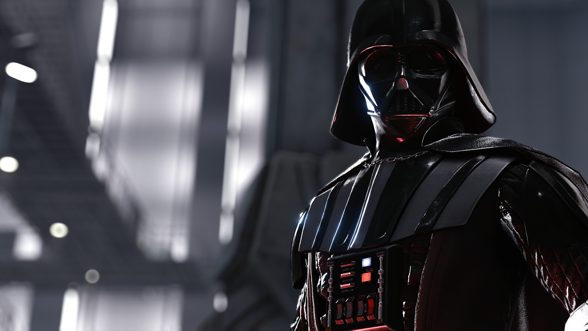 Darth Vader, Rogue One, Casco, Corridoio, 1920x1080, immagine di sfondo
