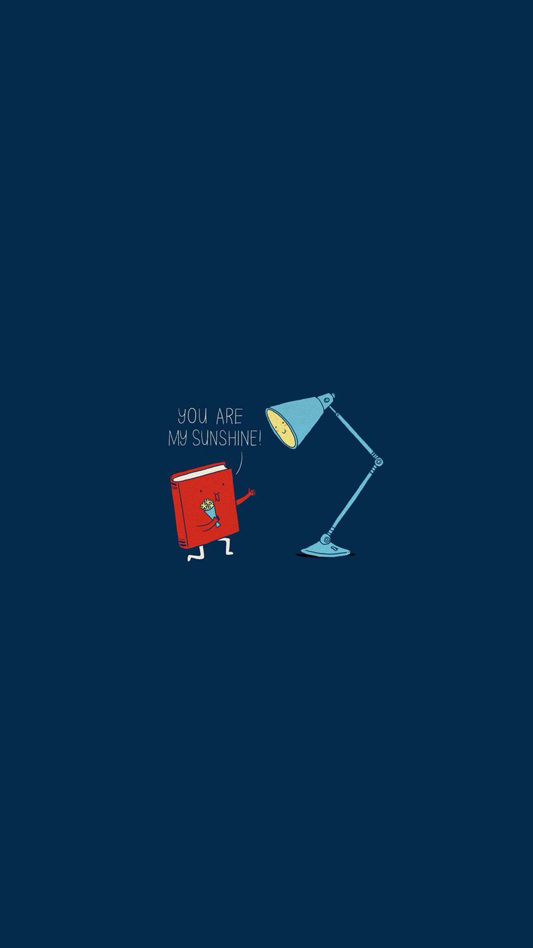 Book Lamp You Are My Sunshine Android Wallpaper, Full HD, sfondo per smartphone