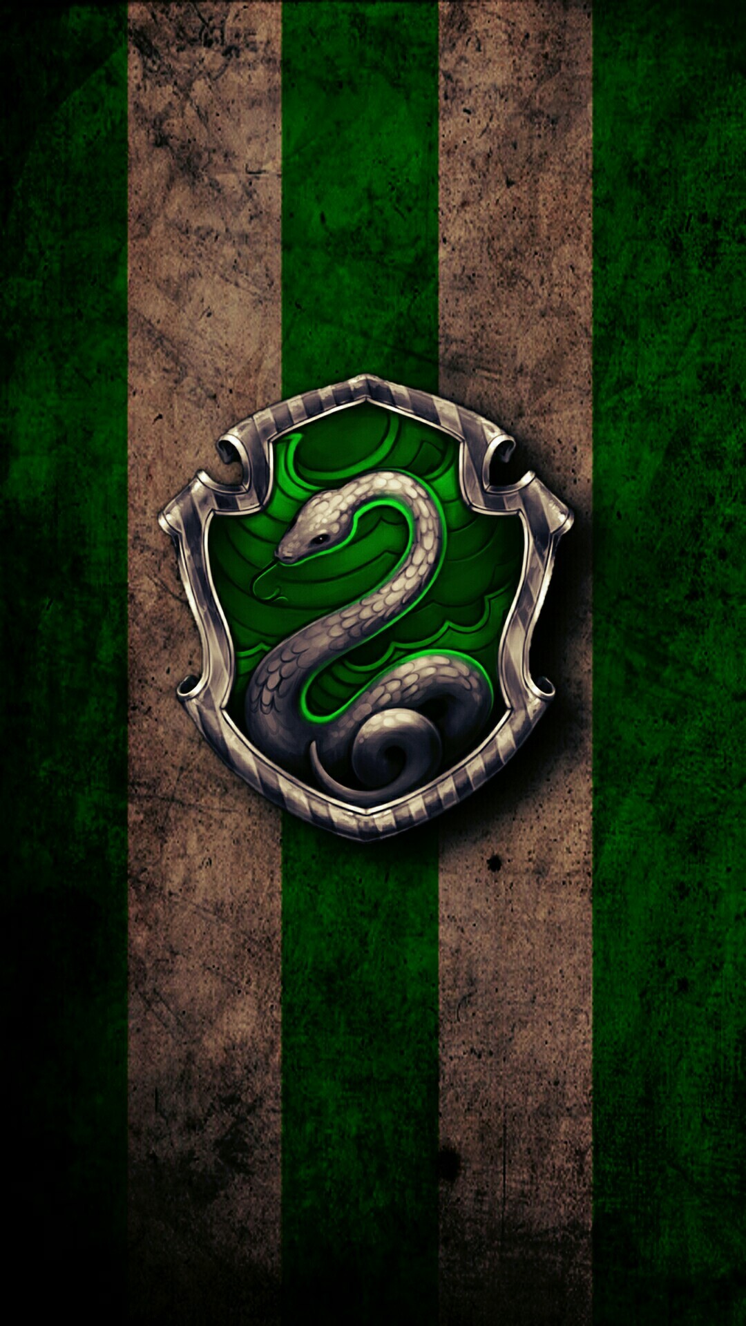 Serpeverde, Stendardo, Hogwarts, Verde e argento, Full HD, sfondo per smartphone