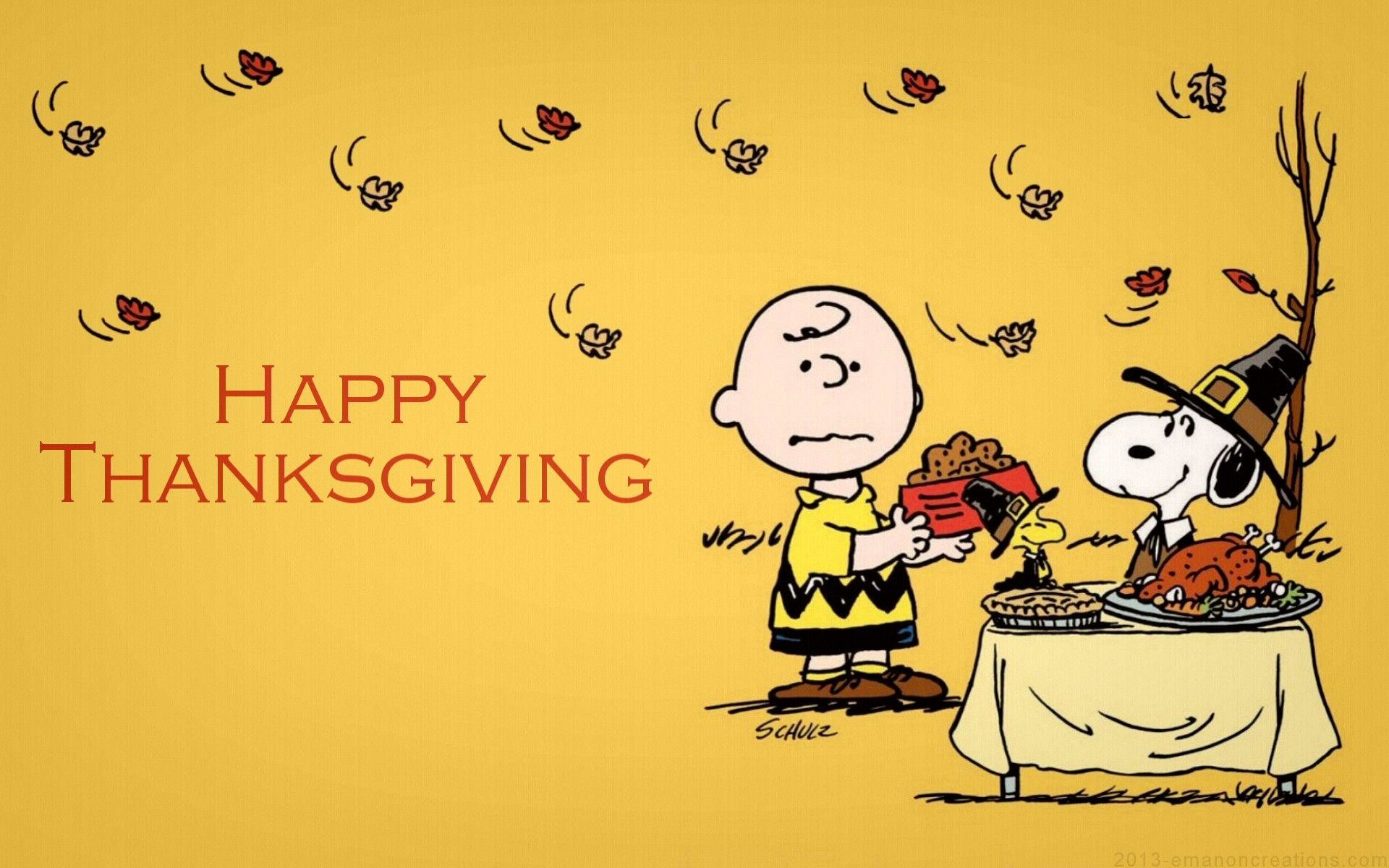 Charlie Brown, Snoopy, Happy Thanksgiving, Tacchino, 1920x1200, sfondo per PC