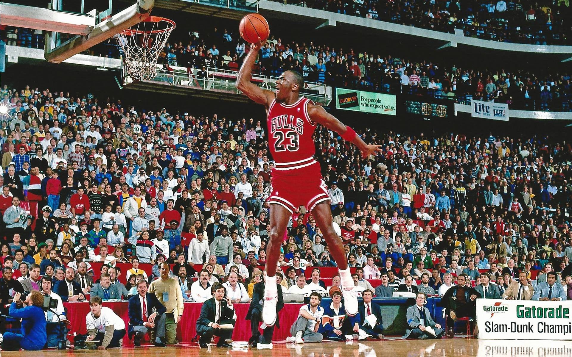 Michael Jordan, Gara delle schiacciate, Slam Dunk Contest 1988, Chicago Bulls, Tifosi, immagine di sfondo