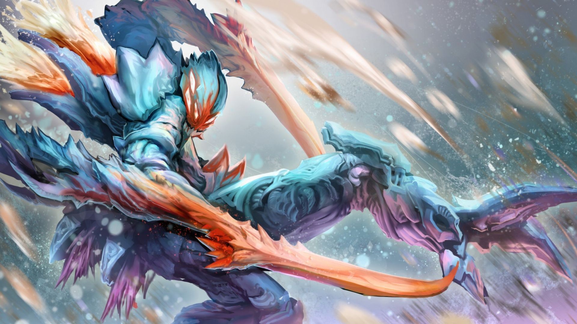 League of Legends, Arte fantasy, Azzurro, Full HD, sfondo per PC e portatile