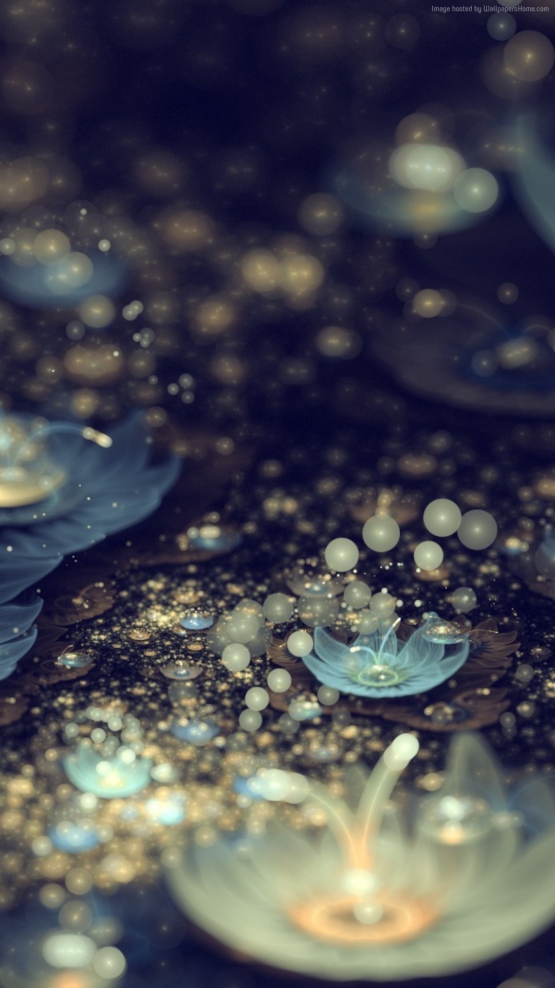 Bokeh, Fantasy, Luci, Arte astratta, schermata Home iPhone 7