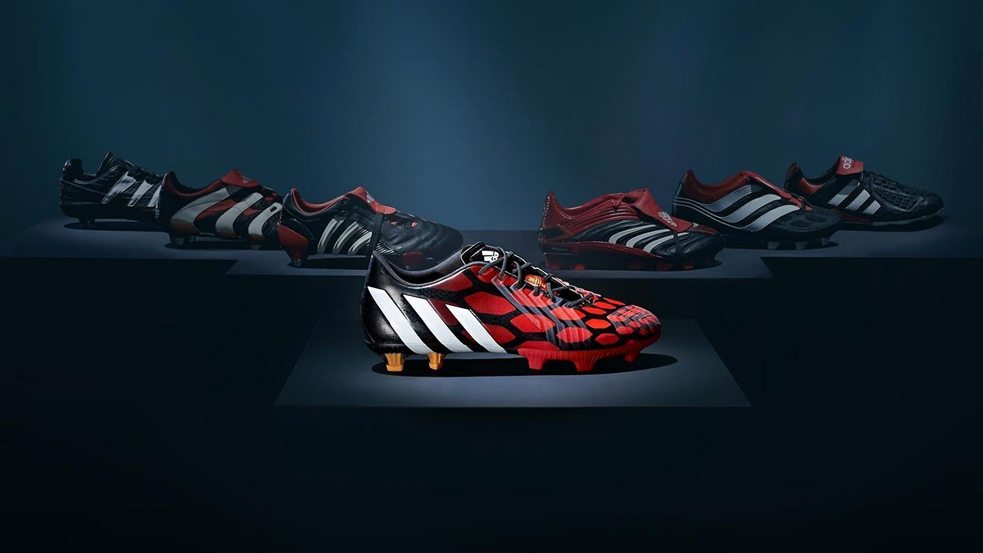 Adidas Predator, Scarpe da calcio, Rosso, Full HD, sfondo desktop