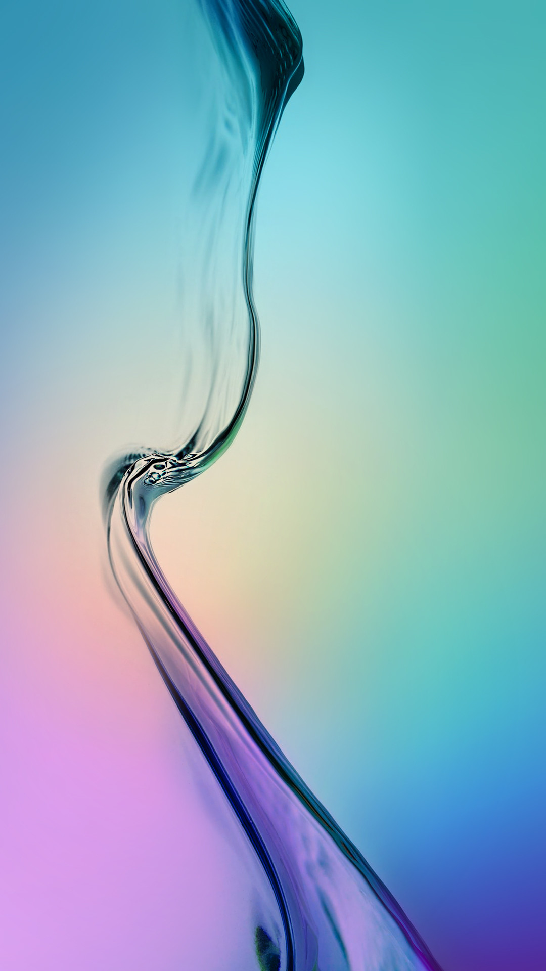 Samsung Galaxy S6 Edge, Onda liquida, Sfumature pastello, Full HD, sfondo verticale per cellulare