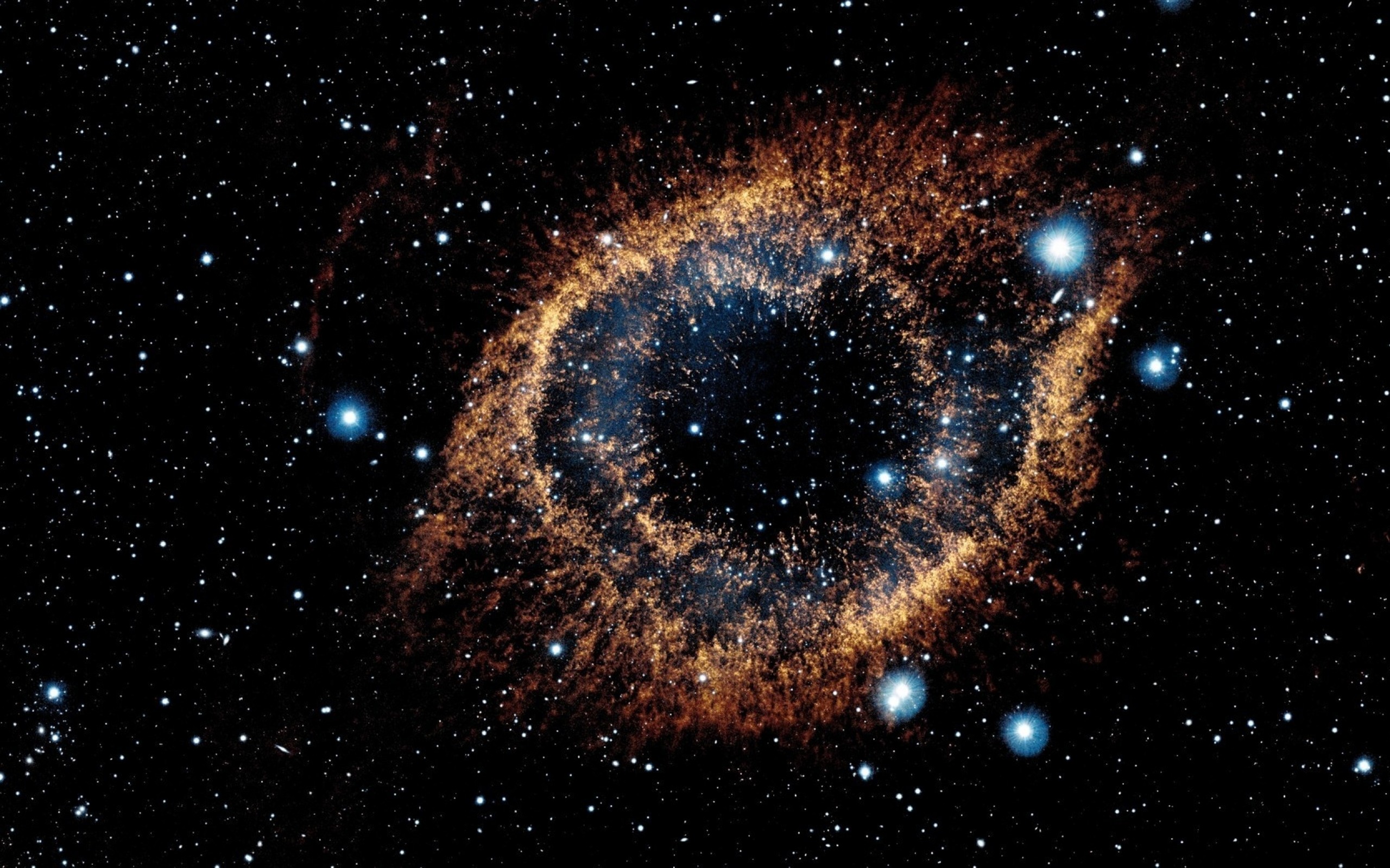 Nebulosa Elica, Occhio di Dio, Stelle, 2560x1600, sfondo per PC