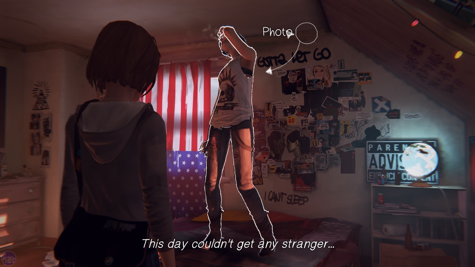Max Caulfield, Life is Strange, Camera di Chloe, Bandiera americana, sfondo per portatile