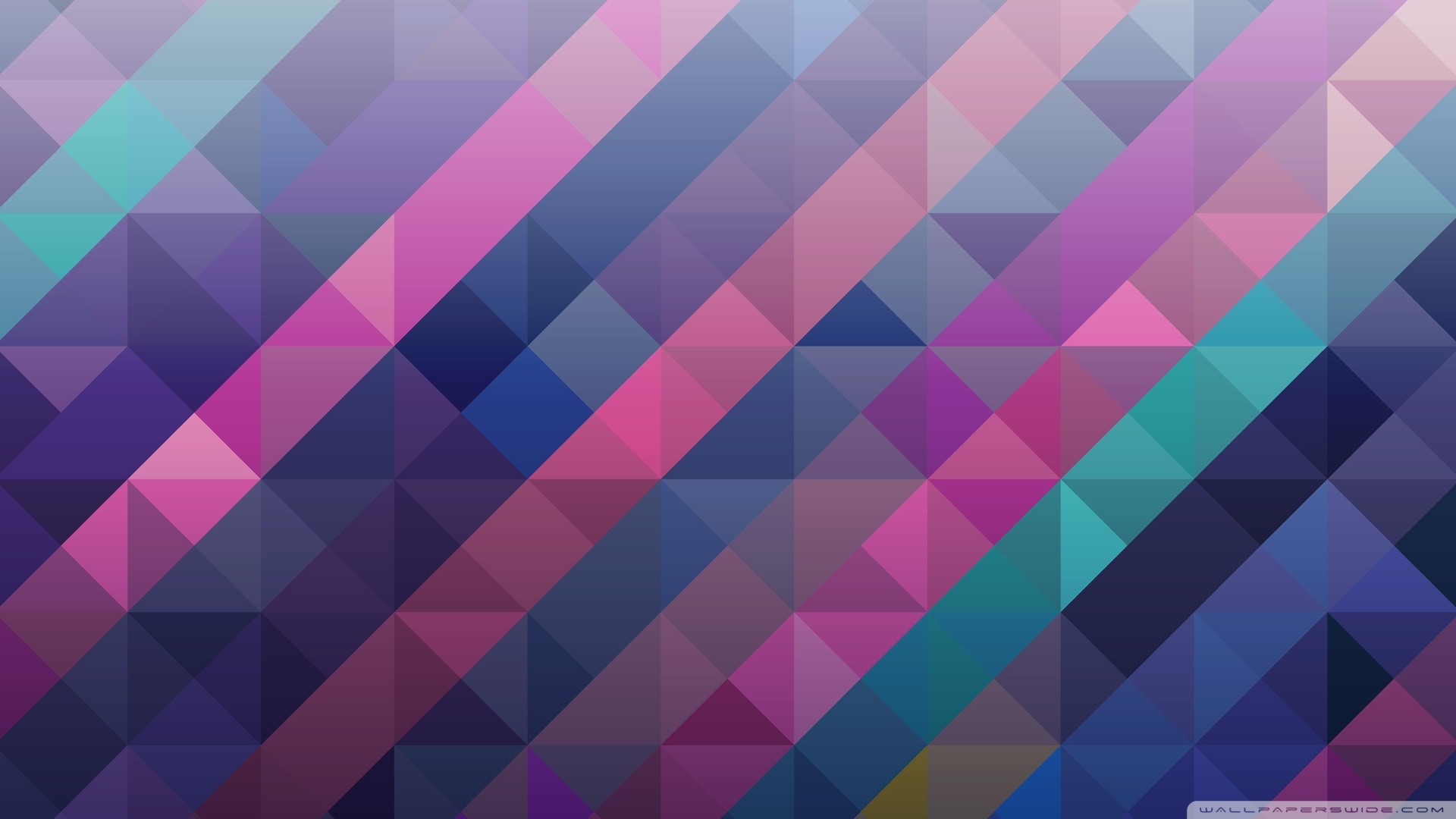 Geometrico, Triangoli, Viola, Rosa, immagine di sfondo Mac