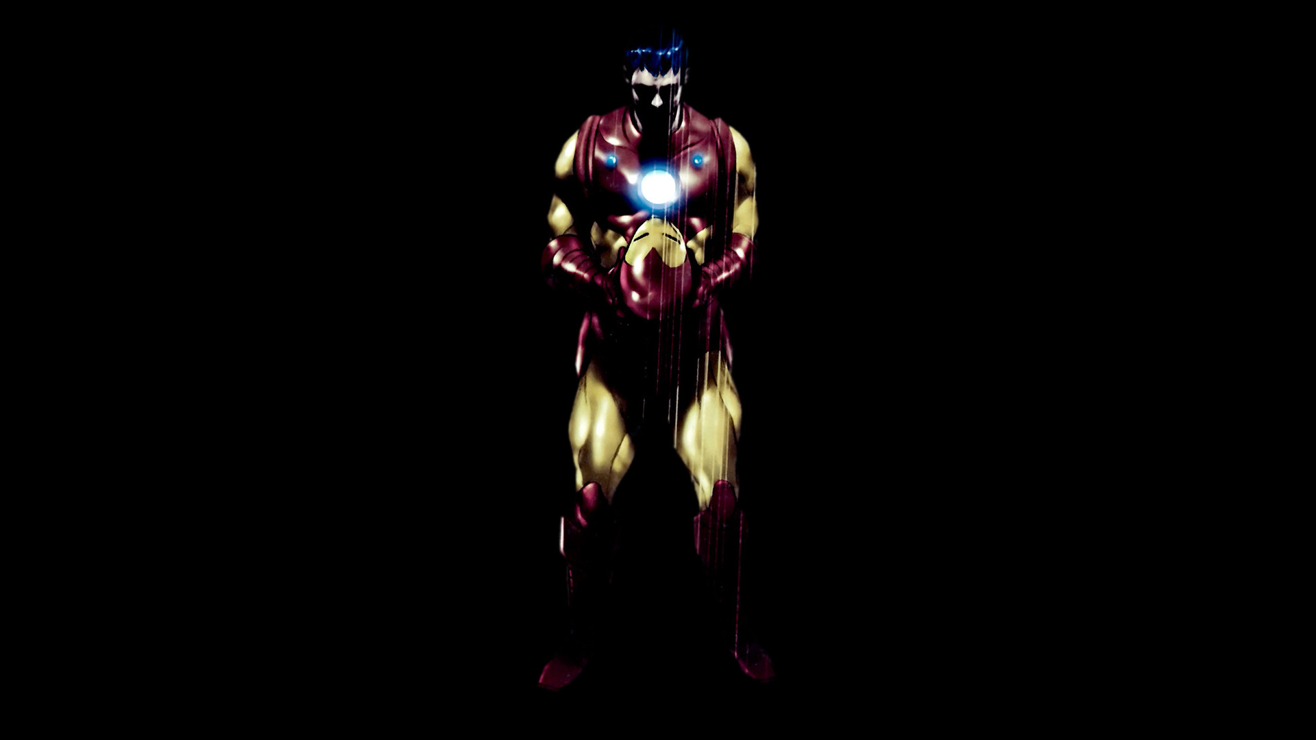 Iron Man, Tony Stark, Armatura, Sfondo nero, Full HD, wallpaper per portatile