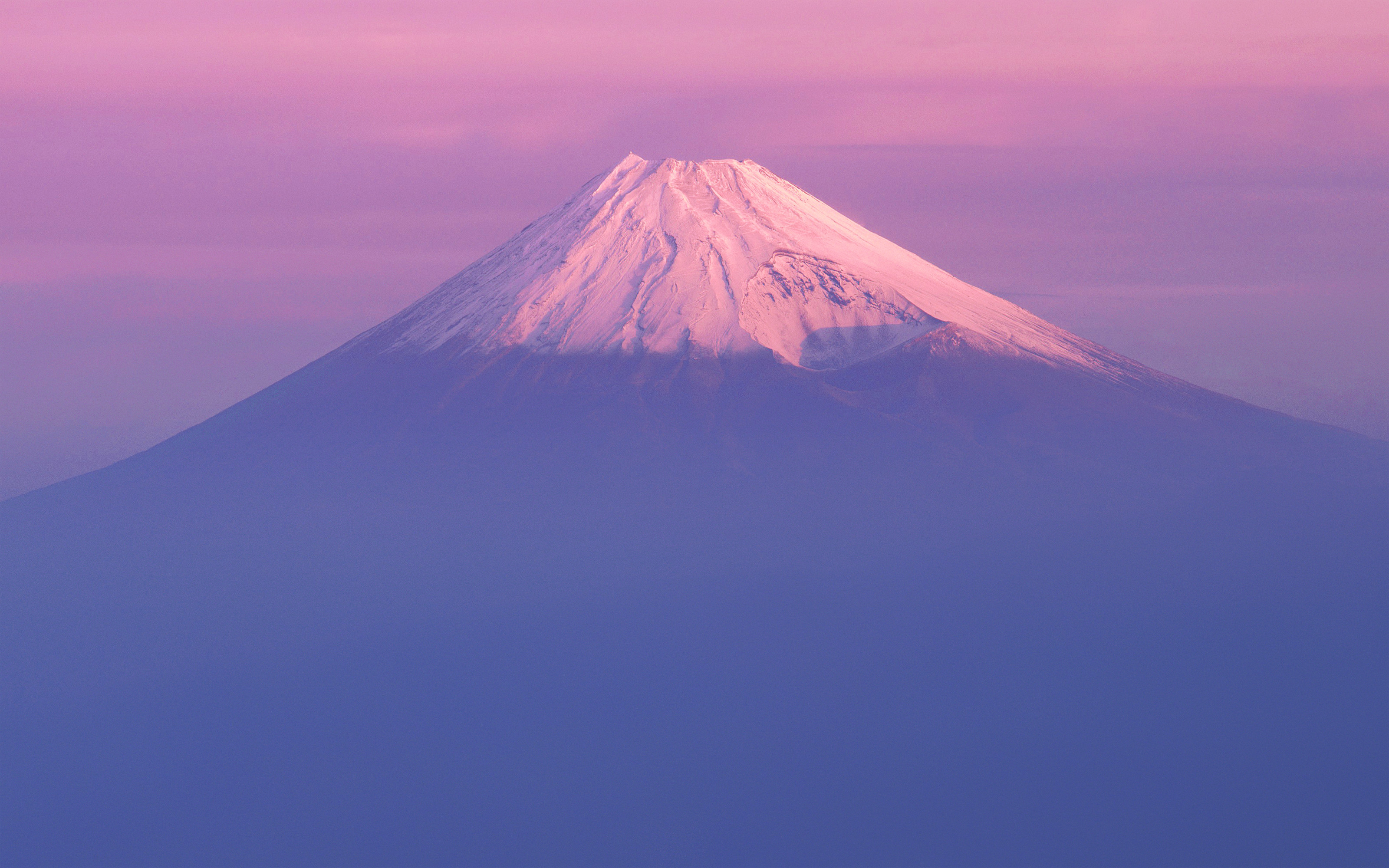 Monte Fuji, Giappone, Viola, Rosa, sfondo iPhone