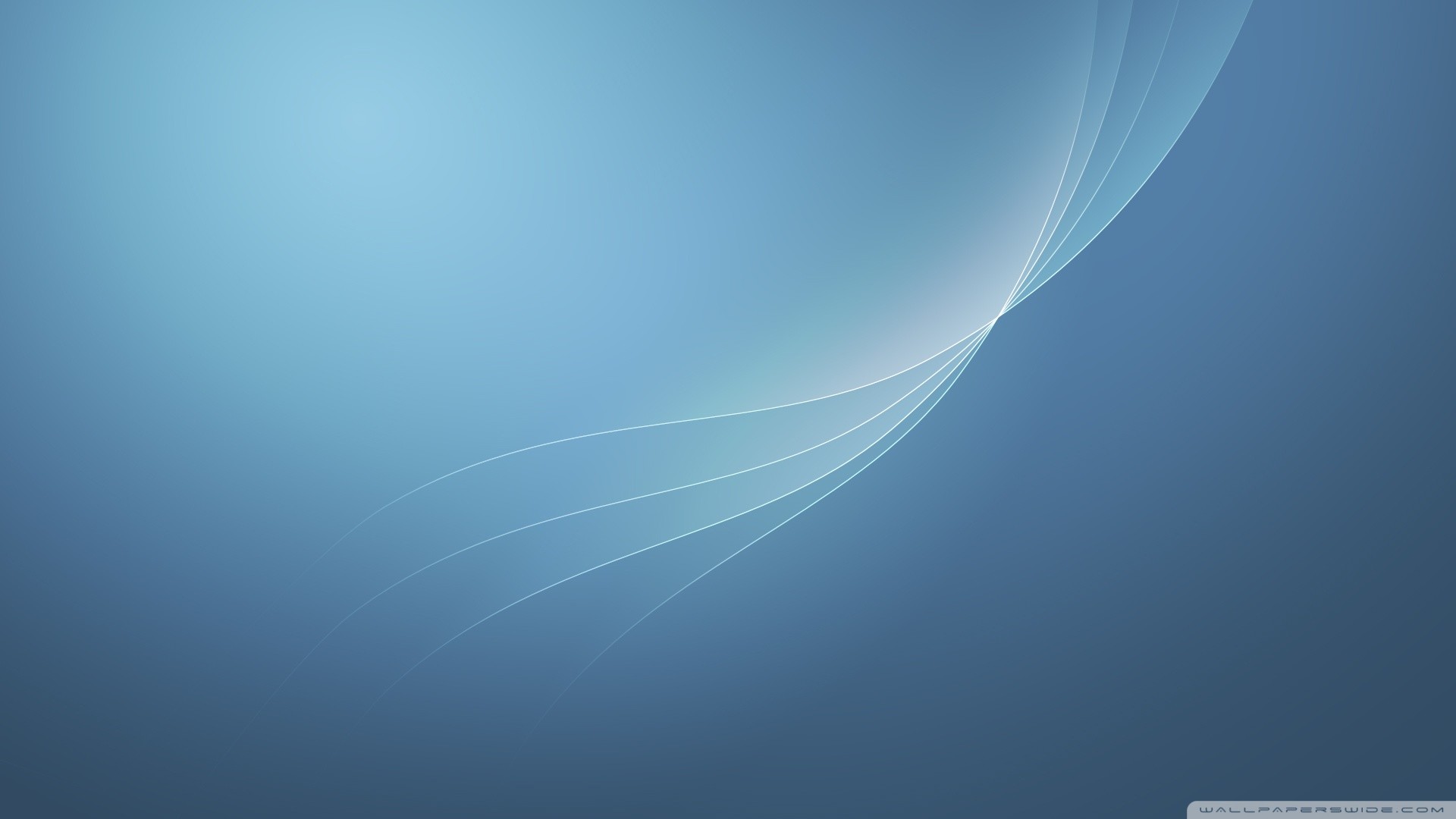 Minimalismo, Onde, Blu, Full HD 1080p, sfondo desktop