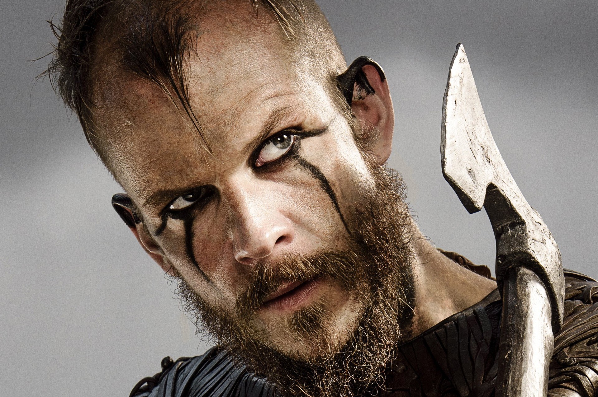 Floki, Gustaf Skarsgård, Vikings, Ascia, Full HD, sfondo desktop