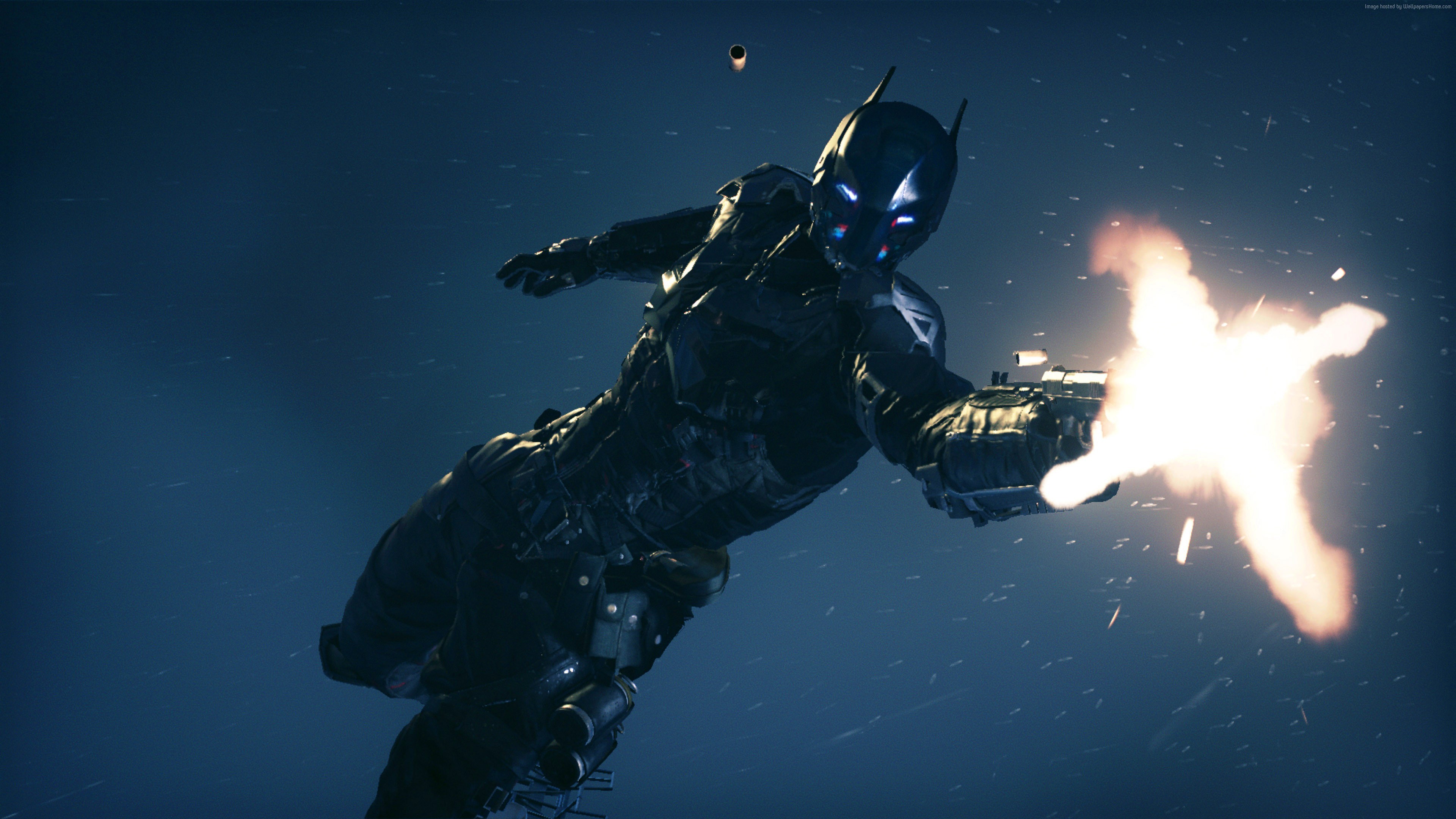 Batman: Arkham Knight, Arkham Knight, Rocksteady, Spari, 4K, sfondo desktop
