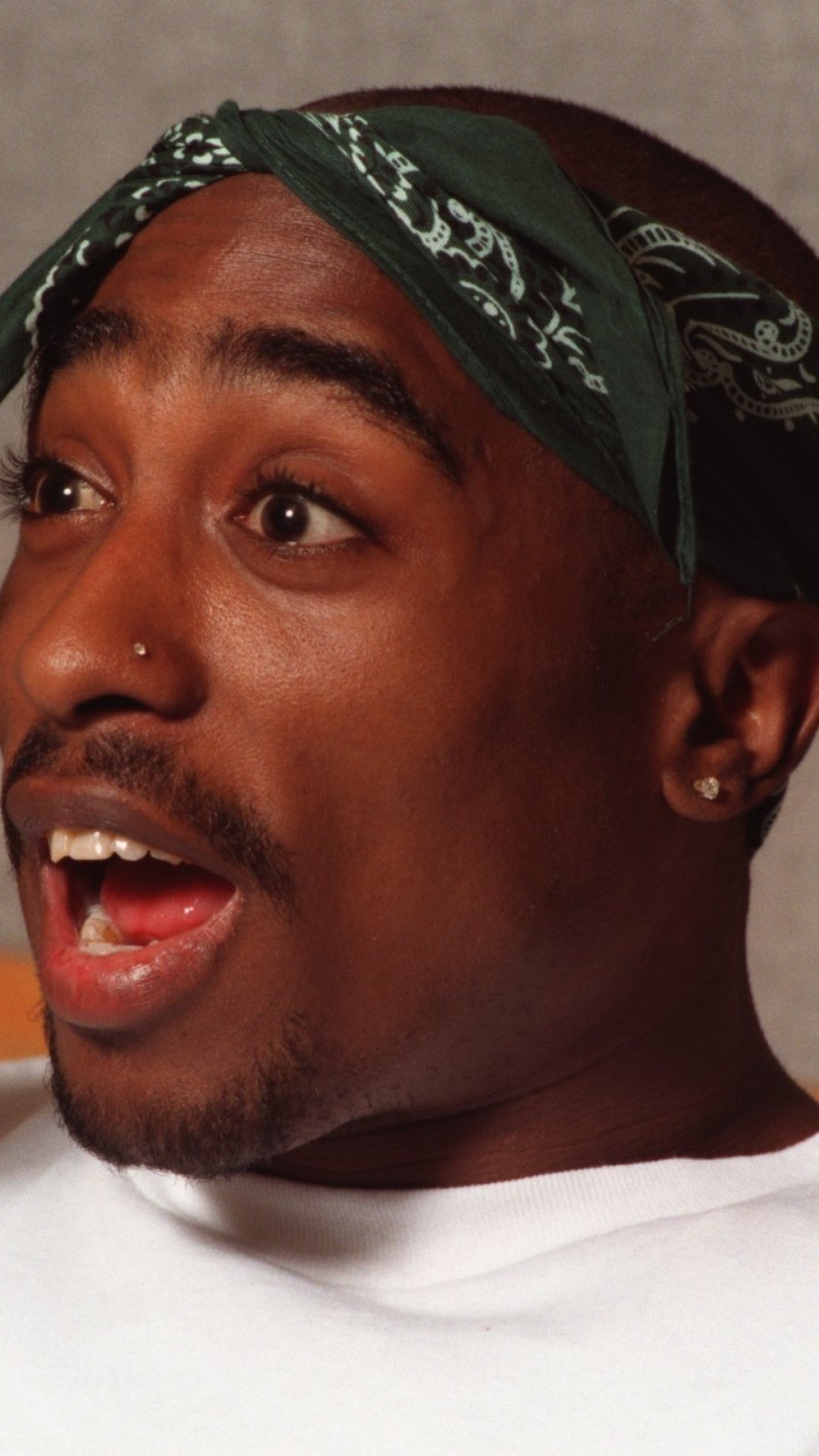 Tupac Shakur, Bandana, Ritratto, Full HD, sfondo per iPhone e Android