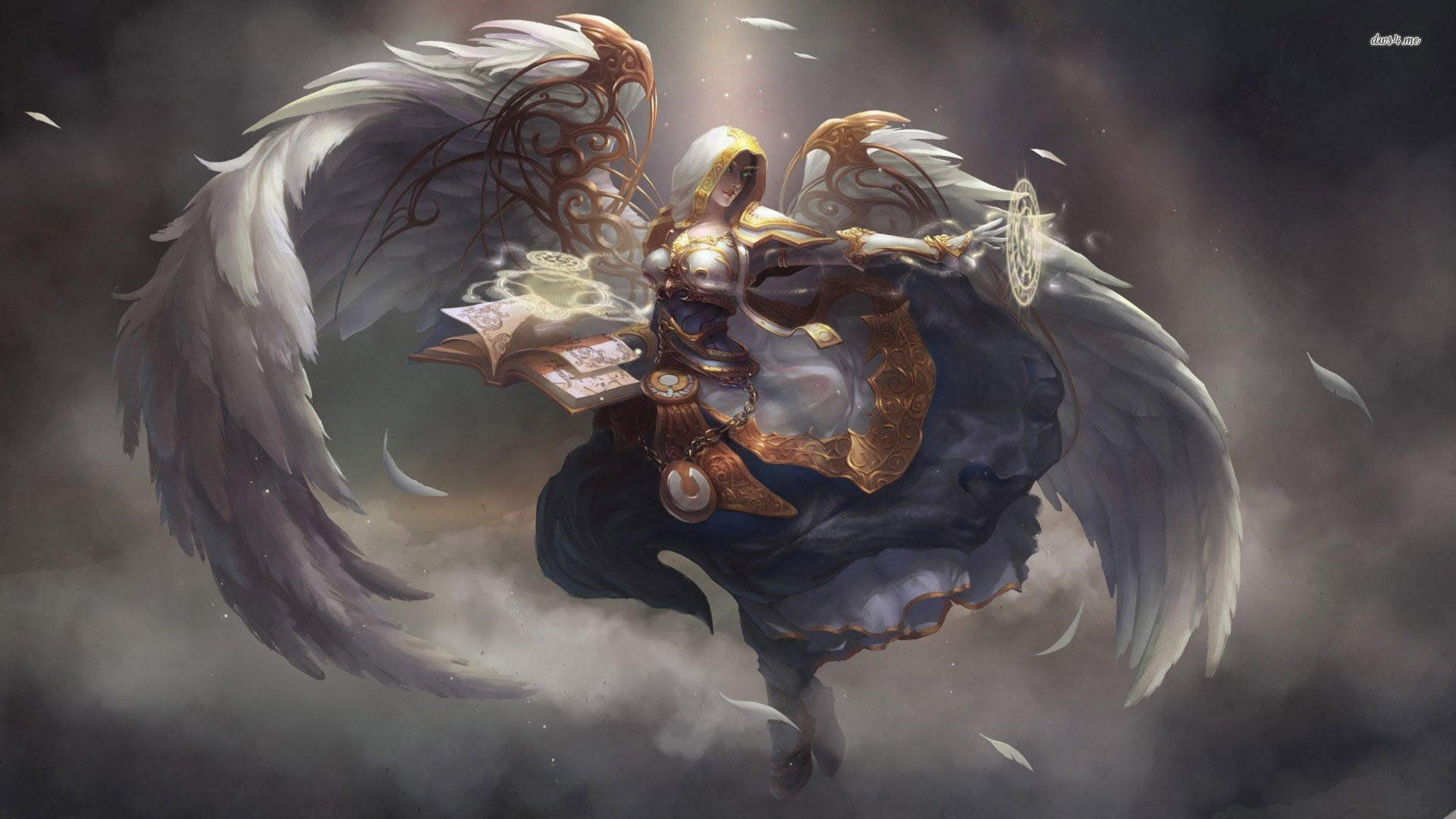 World of Warcraft, Angelo, Ali, Paladino, Fantasy, Full HD, sfondo per PC e portatile