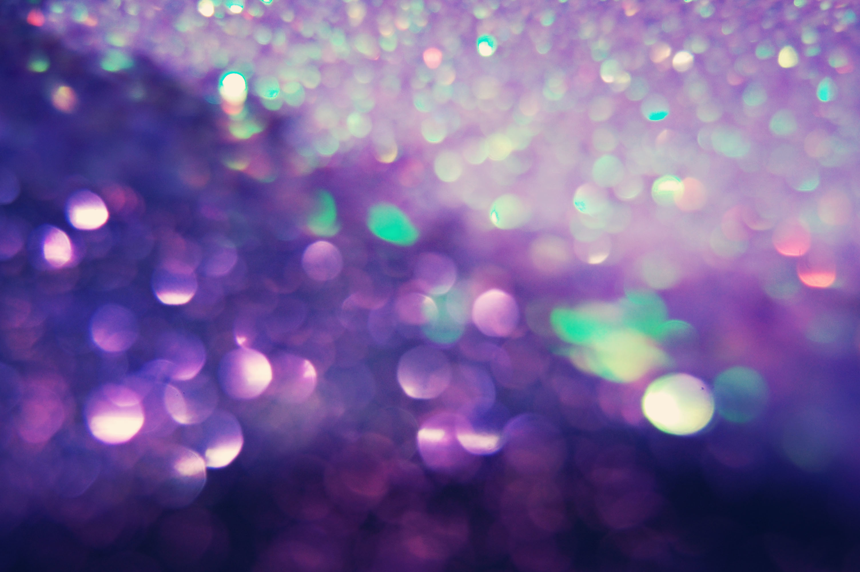 Bokeh, Glitter viola, Brillantini, Viola, 2K, sfondo per portatile