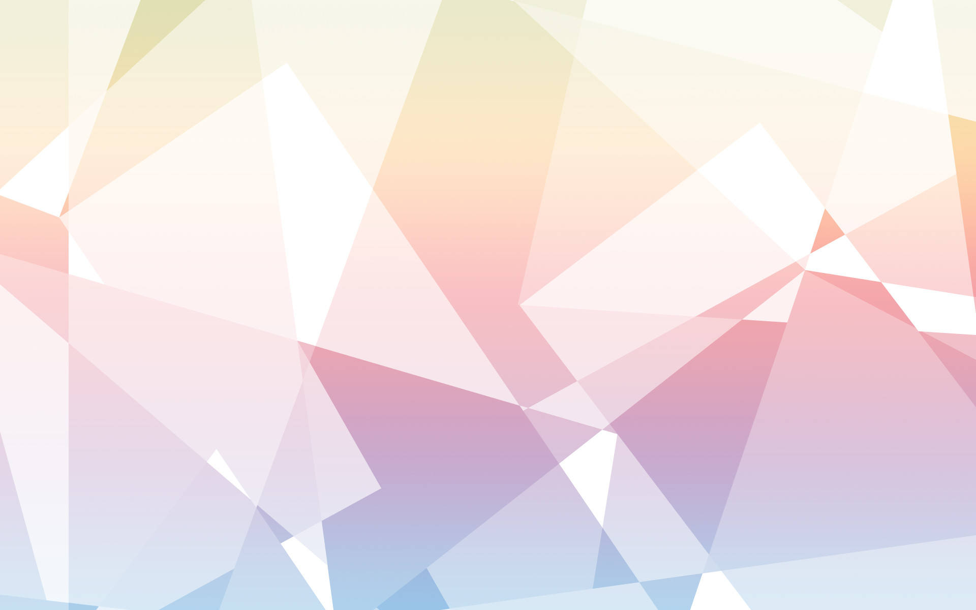 Low poly, Forme geometriche, Pastello, Full HD, sfondo per PC e portatile