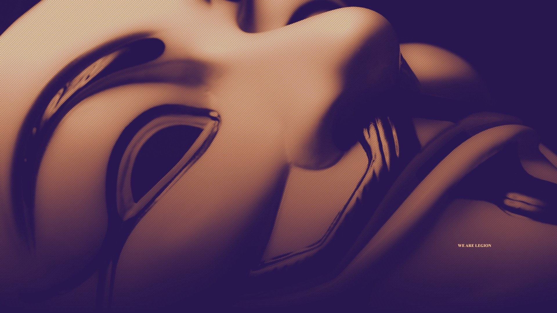 Maschera di Guy Fawkes, V per Vendetta, Primo piano, Viola, Full HD 1080p, sfondo desktop