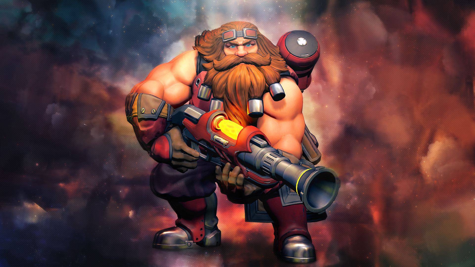 Barik, Paladins, Nano, Cannone, Spazio, 1920x1080, immagine di sfondo