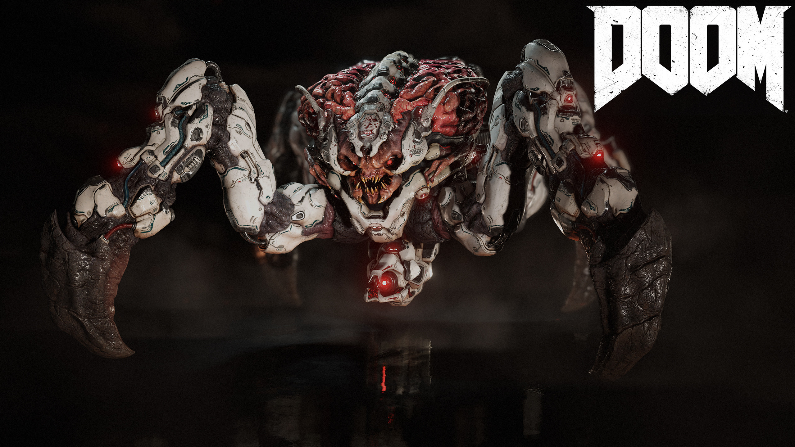 Spider Mastermind, Doom (2016), Logo, Demone, 2K, sfondo per PC e portatile