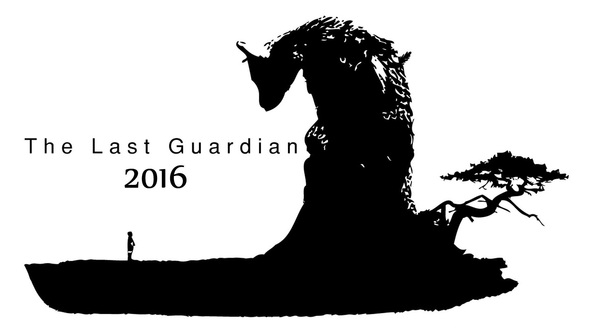 Trico, The Last Guardian, Silhouette, Ragazzo, Minimalista, Full HD, sfondo per PC e portatile