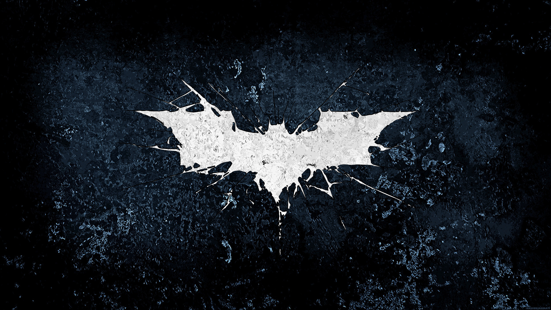 Batman, Il cavaliere oscuro - Il ritorno, Logo, Grunge, Full HD, sfondo per PC