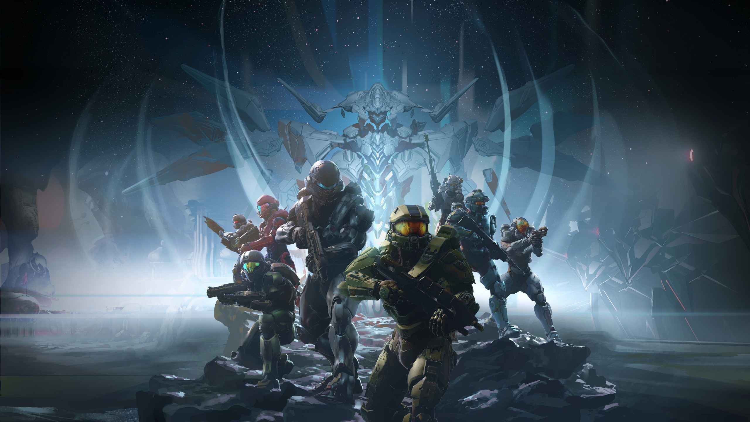 Halo 5: Guardians, Master Chief, Spartan, Videogioco, 2K, sfondo per portatile