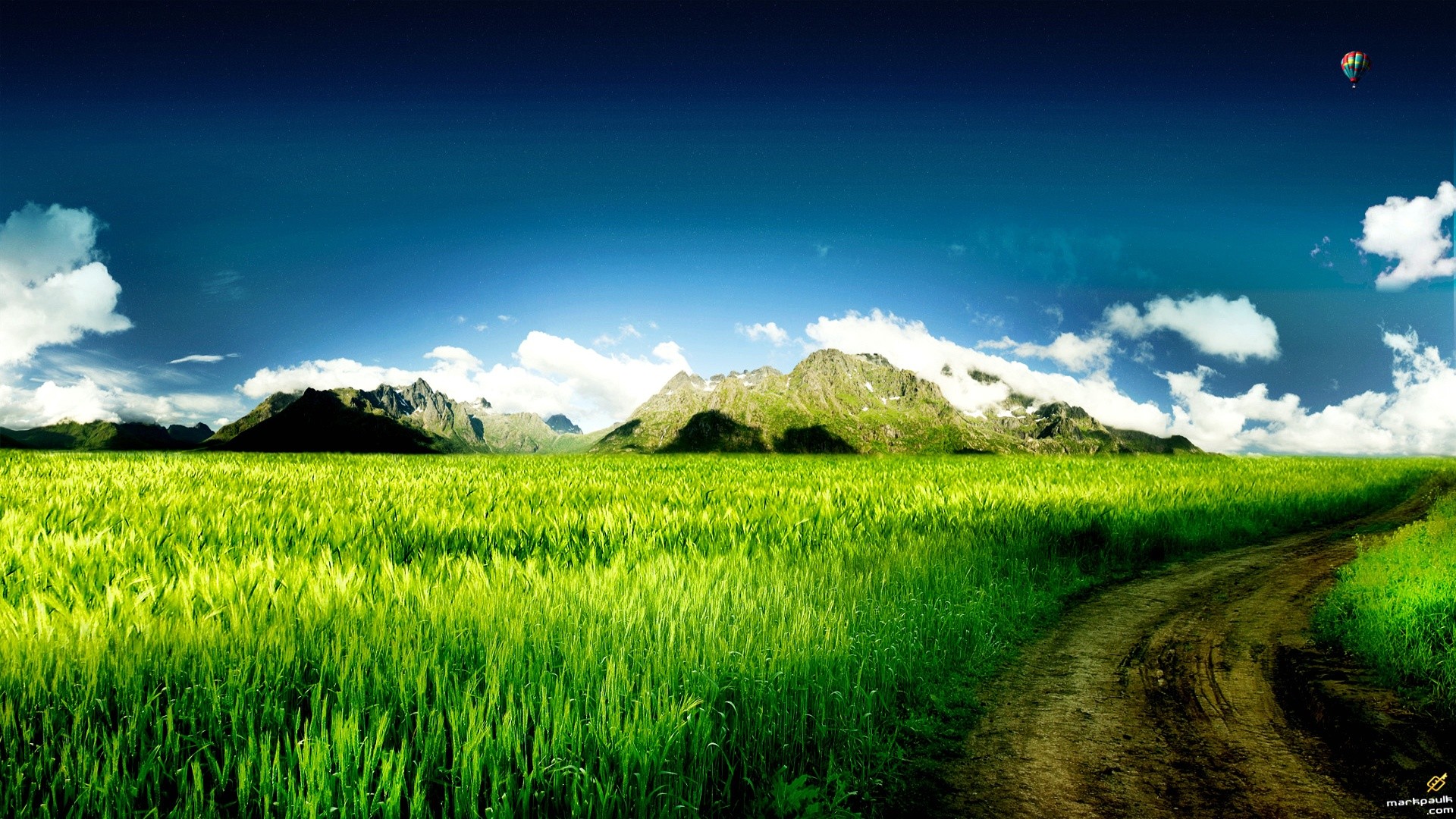 Prato, Montagne, Sentiero, Verde, wallpaper per desktop