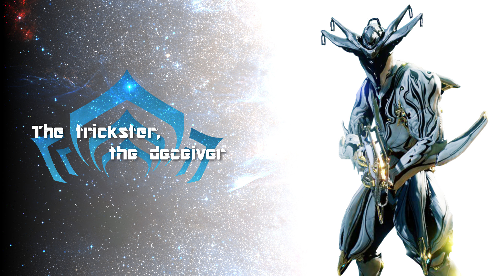 Loki, Warframe, The trickster, the deceiver, Logo Warframe, Full HD, sfondo per portatile