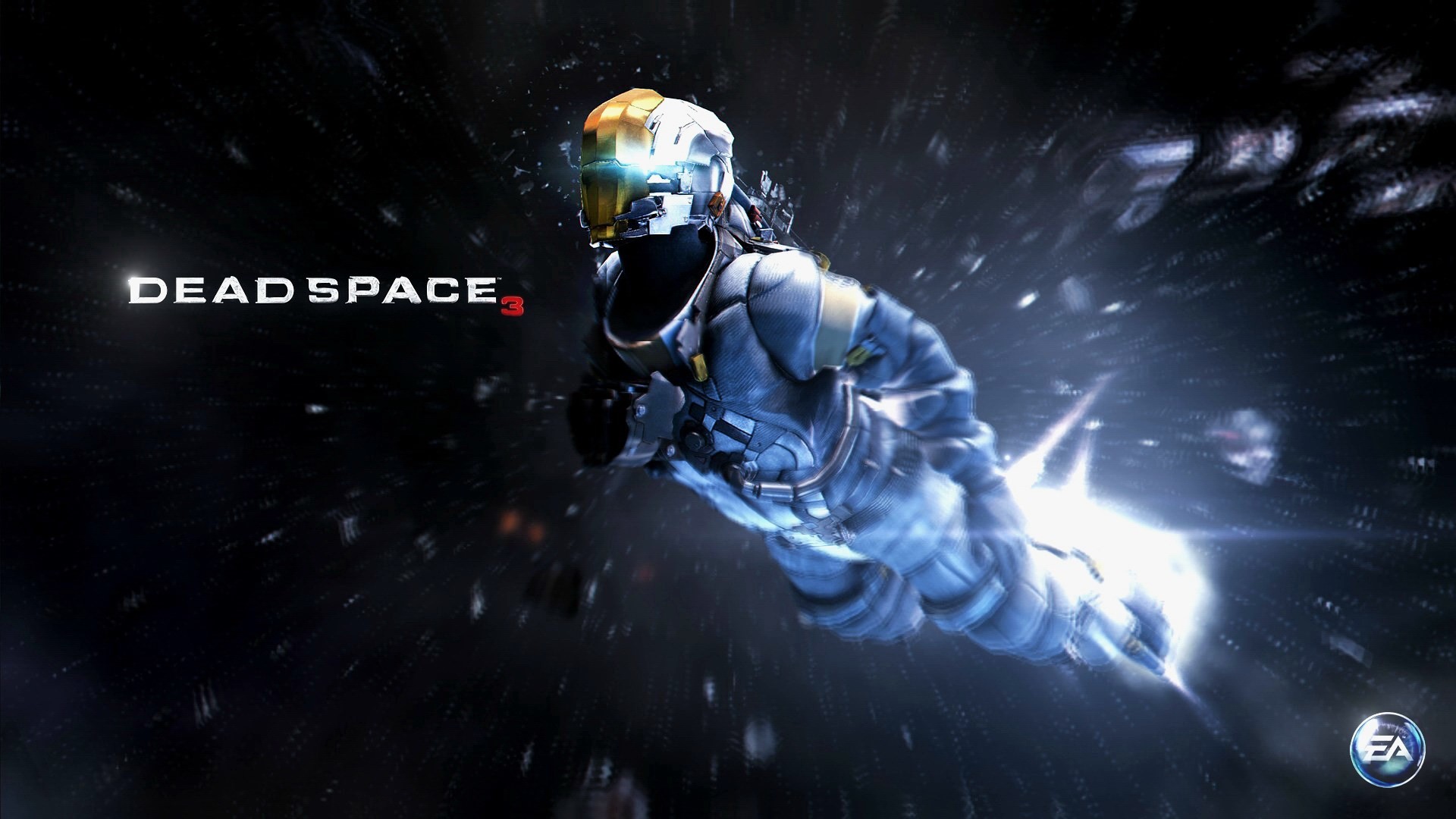 Isaac Clarke, Dead Space 3, Gravità zero, Spazio, EA, 1920x1080, sfondo per PC