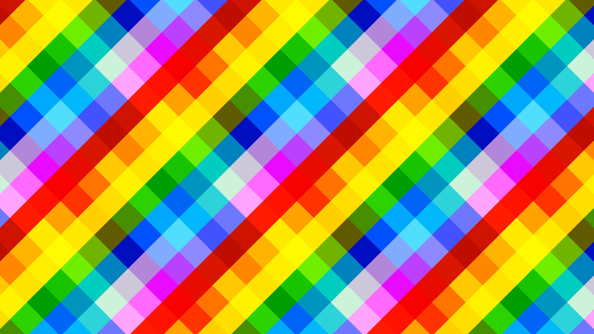 Quadretti, Plaid, Diagonale, Arcobaleno, 16:9 Full HD, sfondo widescreen