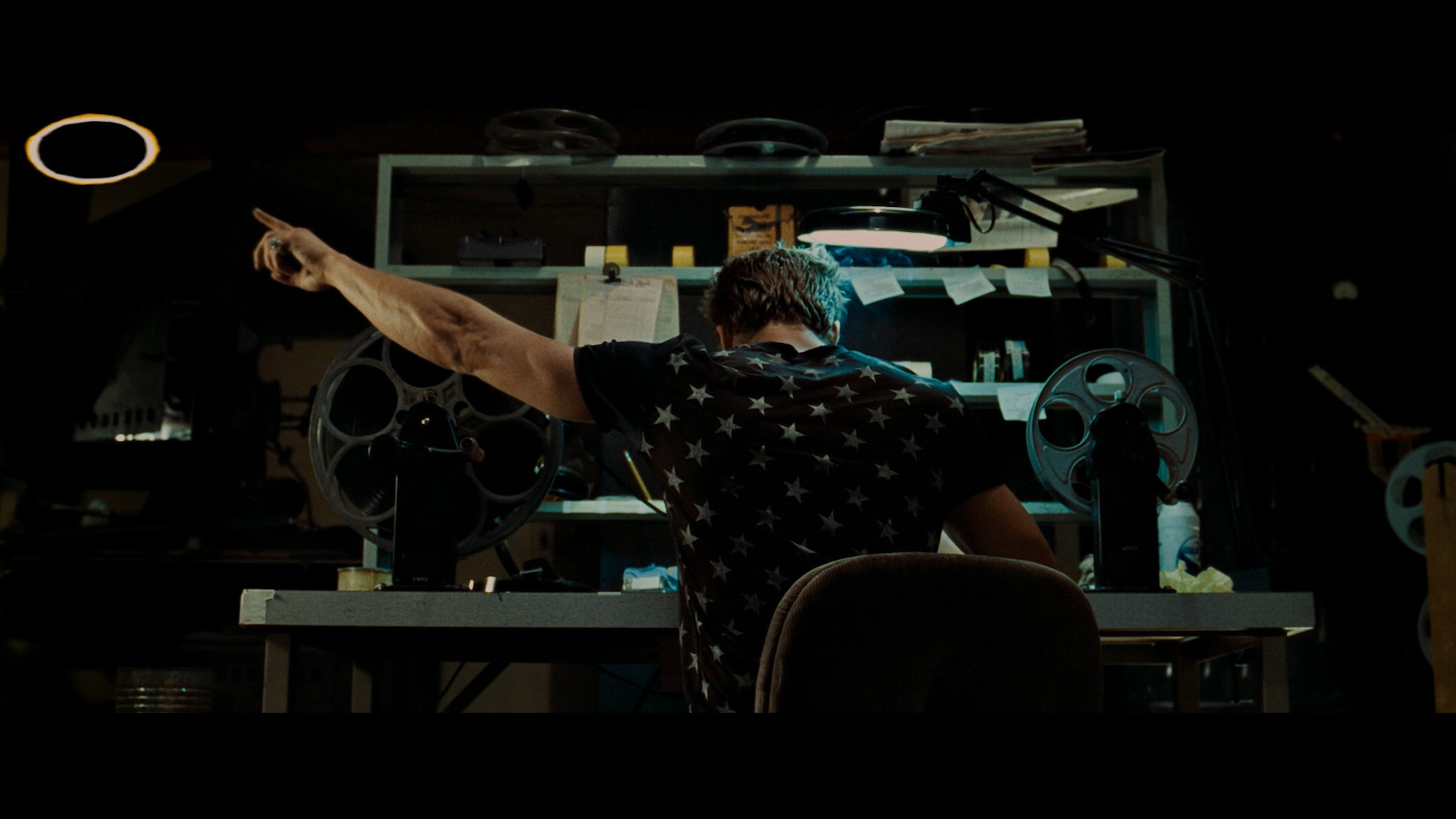 Tyler Durden, Brad Pitt, Fight Club, Cabina di proiezione, Full HD, sfondo per portatile