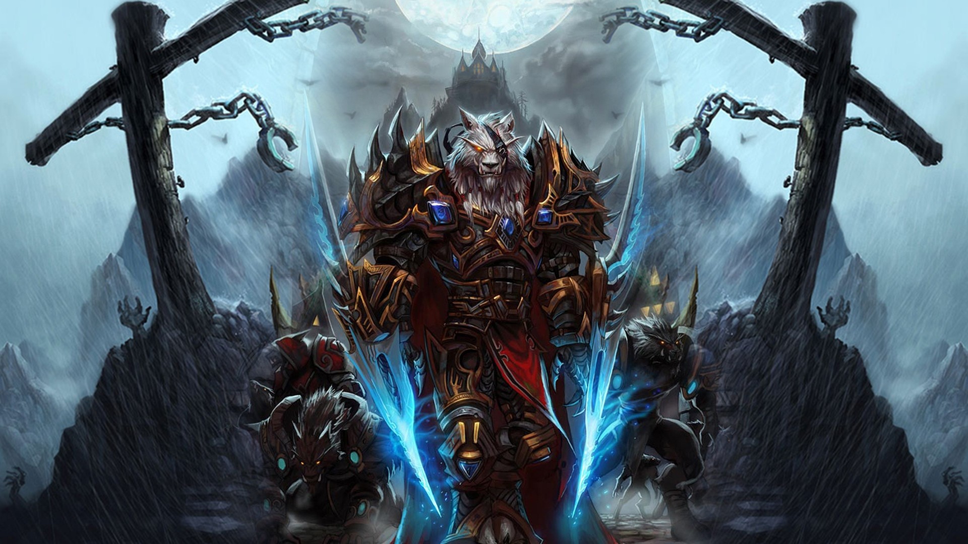 World of Warcraft, Armatura, Catene, Ghiaccio, 16:9 Full HD, sfondo widescreen