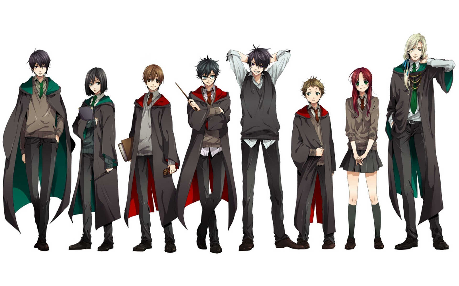 Harry Potter, Malandrini, Hogwarts, Fan art, 16:10 Full HD, sfondo widescreen