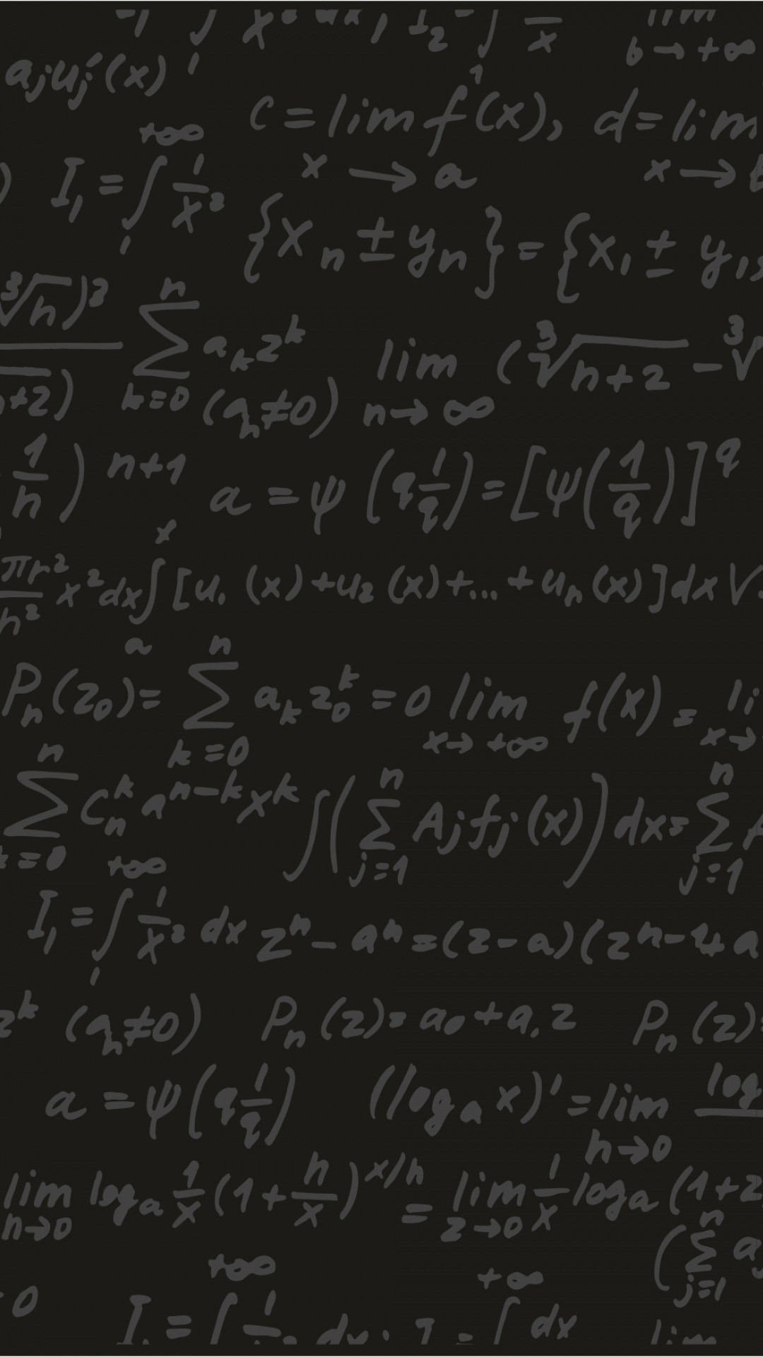 Formule matematiche, Lavagna, Matematica, Nero, wallpaper per iPhone e Android