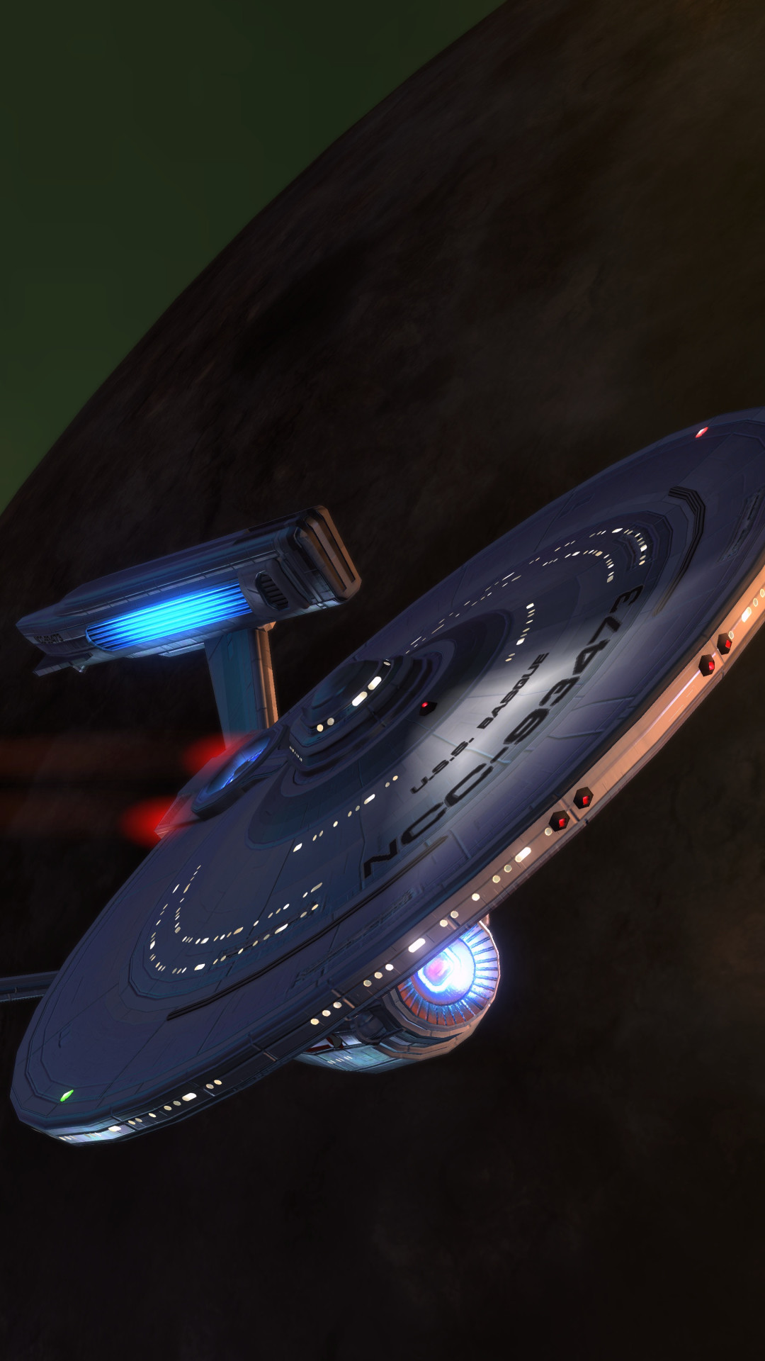 Star Trek, Astronave, Spazio, 1080x1920, schermata di blocco iPhone