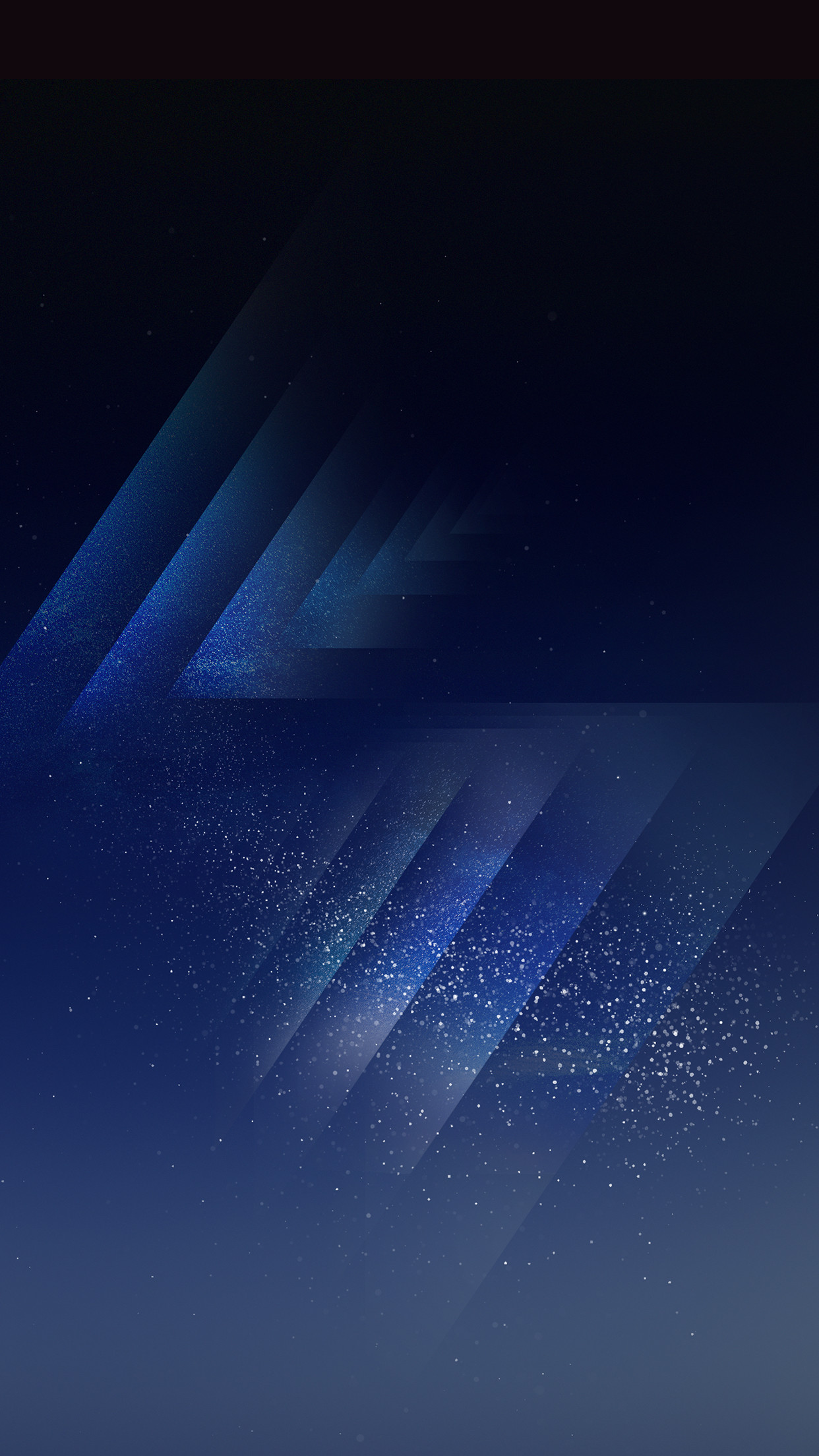 Samsung Galaxy S8, Astratto, Blu, Polvere di stelle, Full HD, schermata di blocco del cellulare
