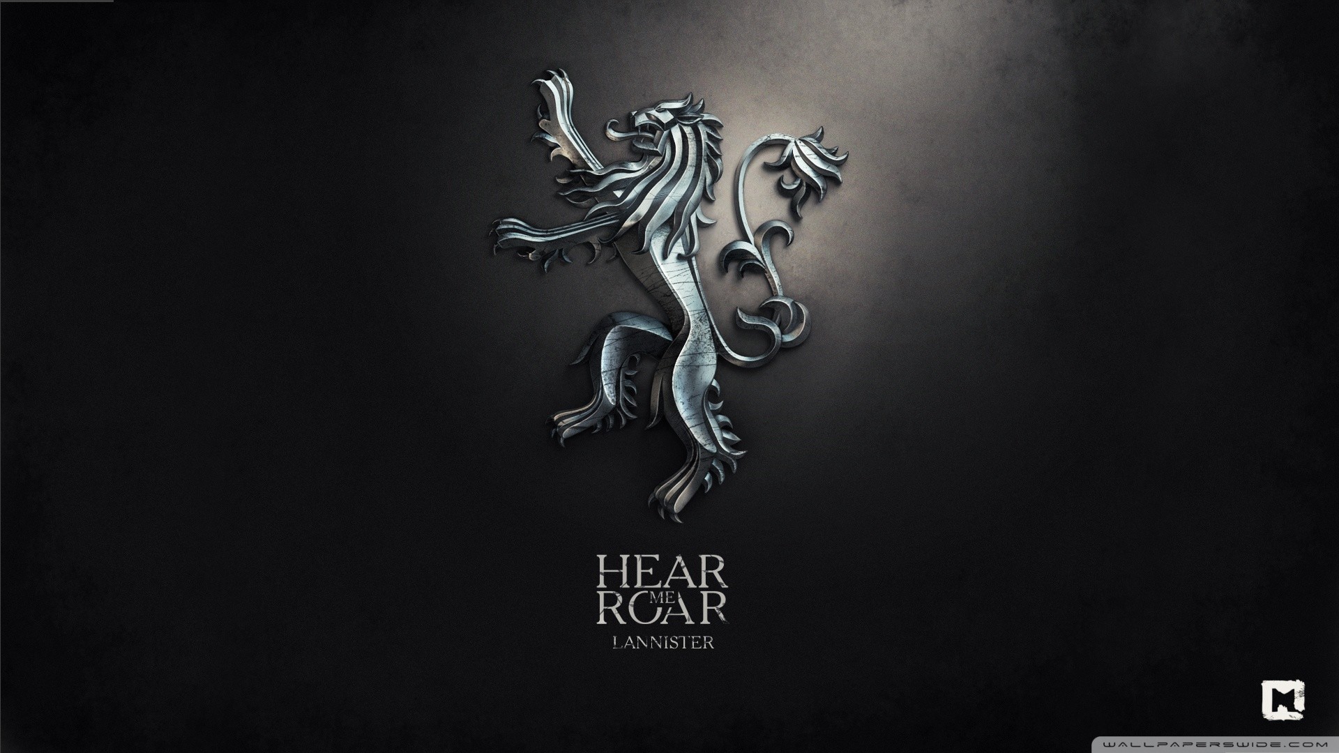 Leone, Casa Lannister, Hear Me Roar, Il Trono di Spade, Metallo, sfondo Full HD per portatile