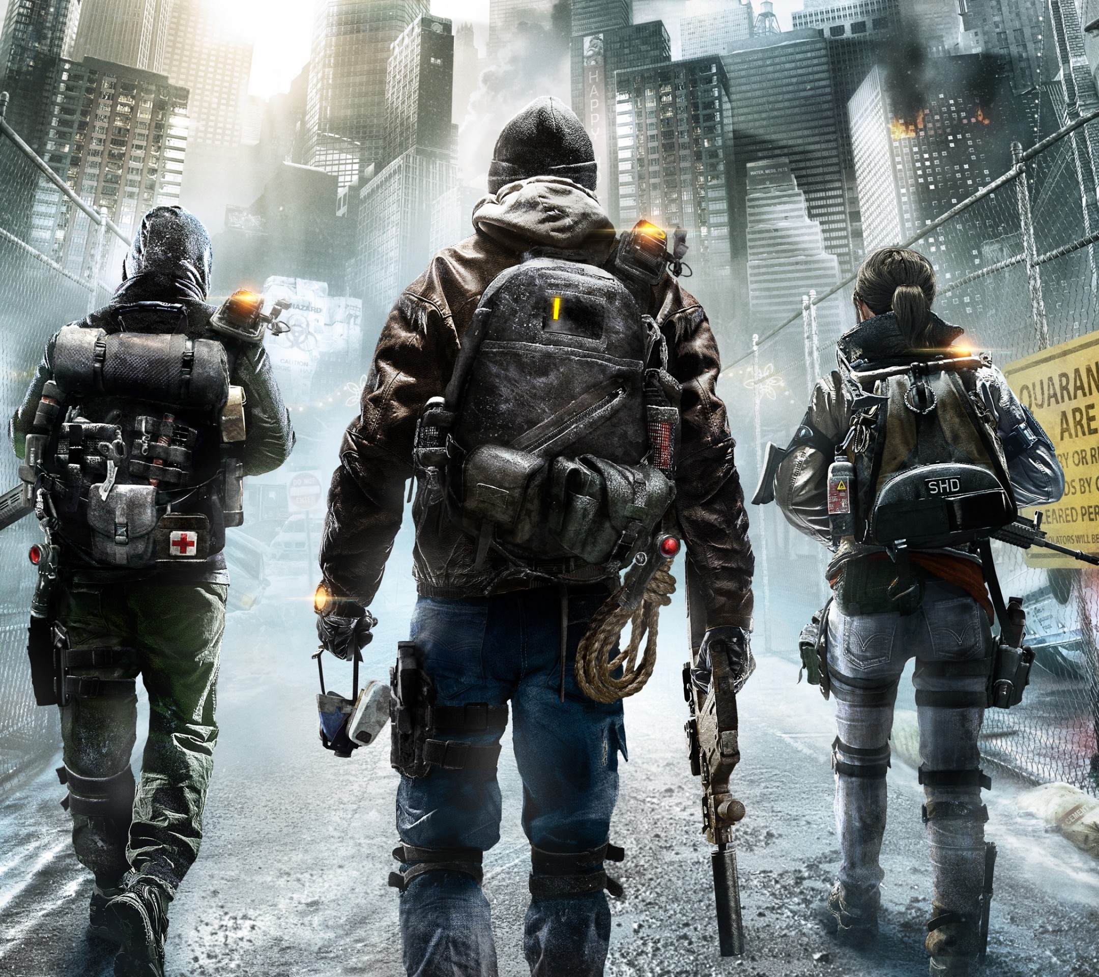 Tom Clancy's The Division, Agenti, Neve, Città, Full HD, schermata di blocco iPad