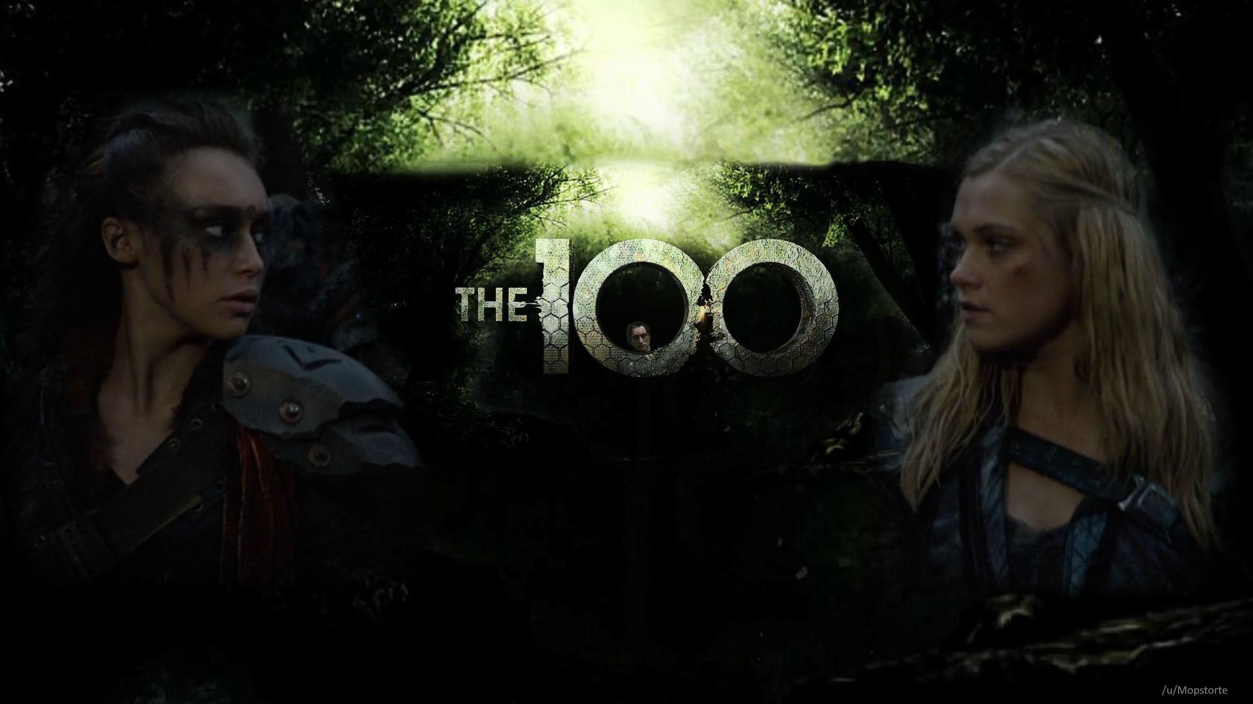 Alycia Debnam-Carey, Eliza Taylor, Lexa, Clarke Griffin, The 100, wallpaper Windows 11
