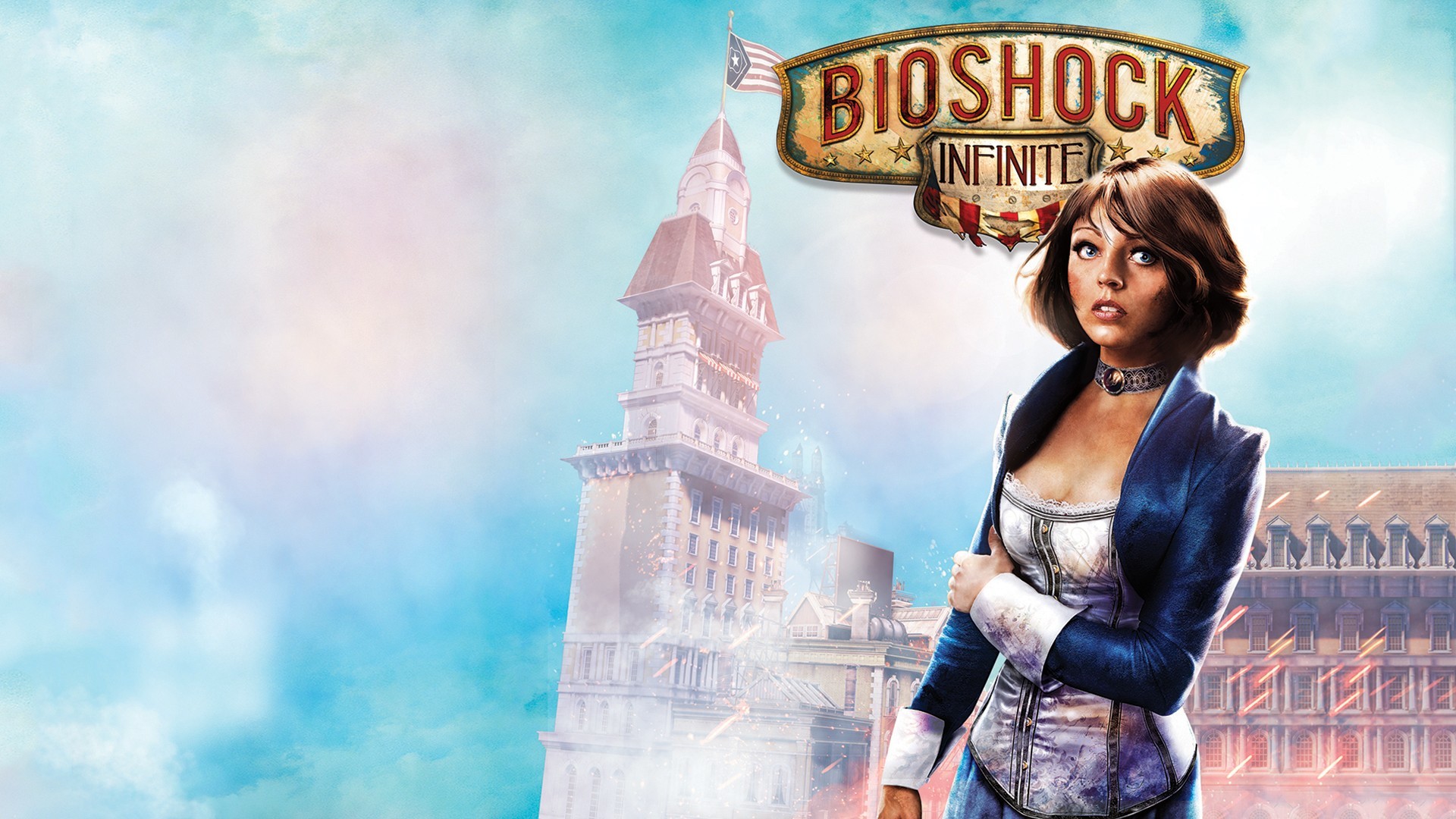 Elizabeth, BioShock Infinite, Logo, Columbia, Full HD 1080p, sfondo desktop