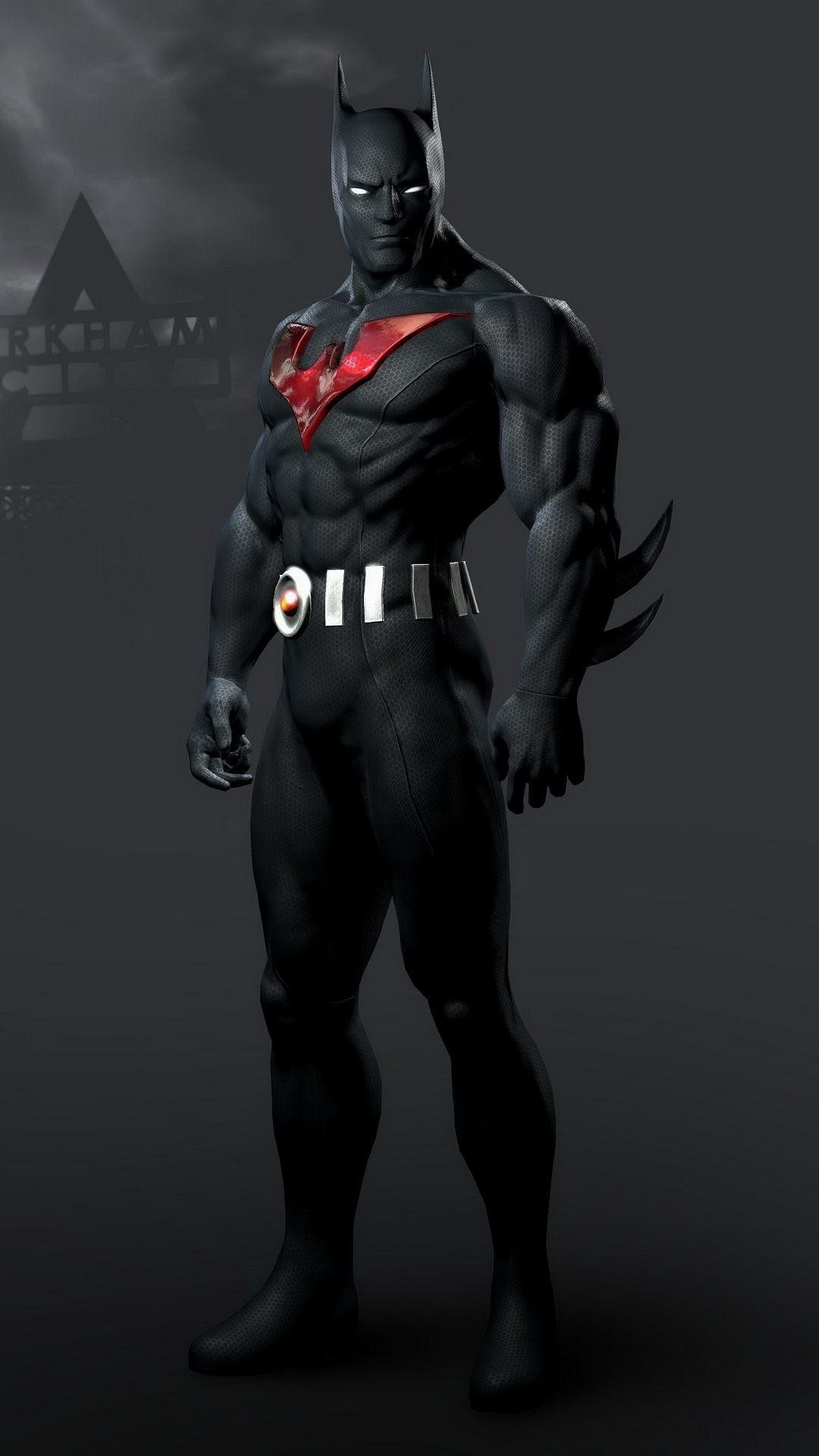Batman Beyond, Terry McGinnis, DC Comics, Rendering 3D, Full HD, wallpaper per smartphone