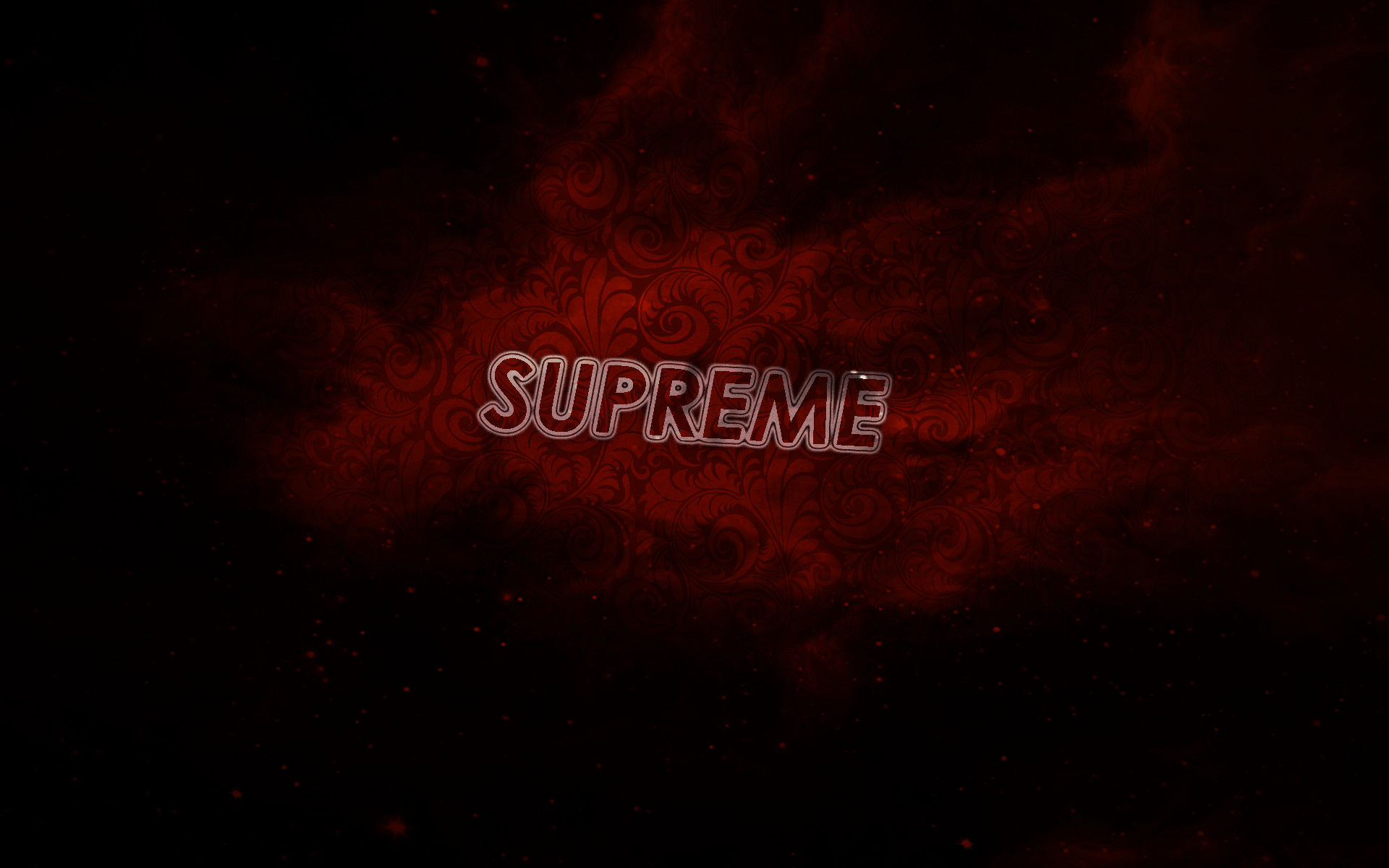 Supreme, Rosso scuro, Sfondo nero, 1920x1200, wallpaper desktop