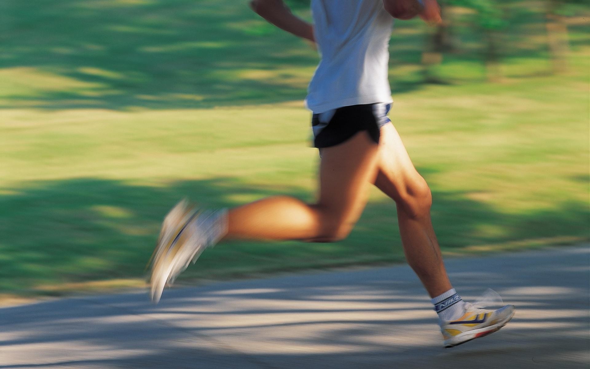 Corridore, Gambe, Parco, Mosso, 1920x1200, sfondo per PC