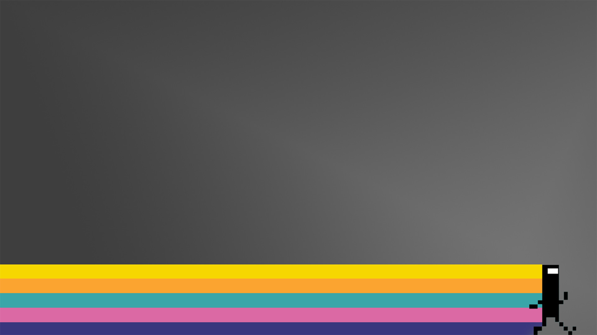 Bit.Trip, Commander Video, Arcobaleno, Minimalista, 16:9 Full HD, wallpaper widescreen